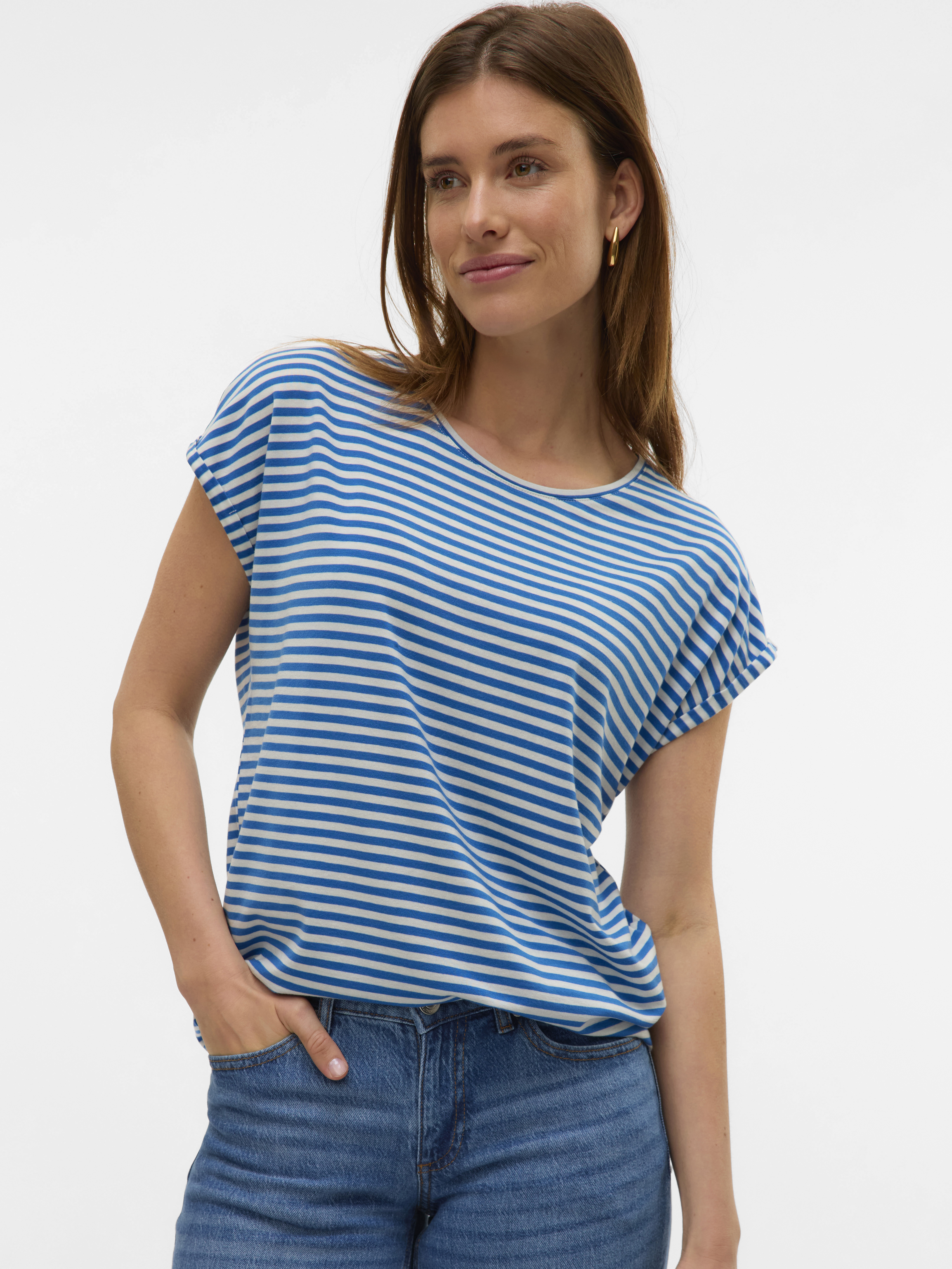 VMAVA SS TOP STRIPE JRS  NOOS