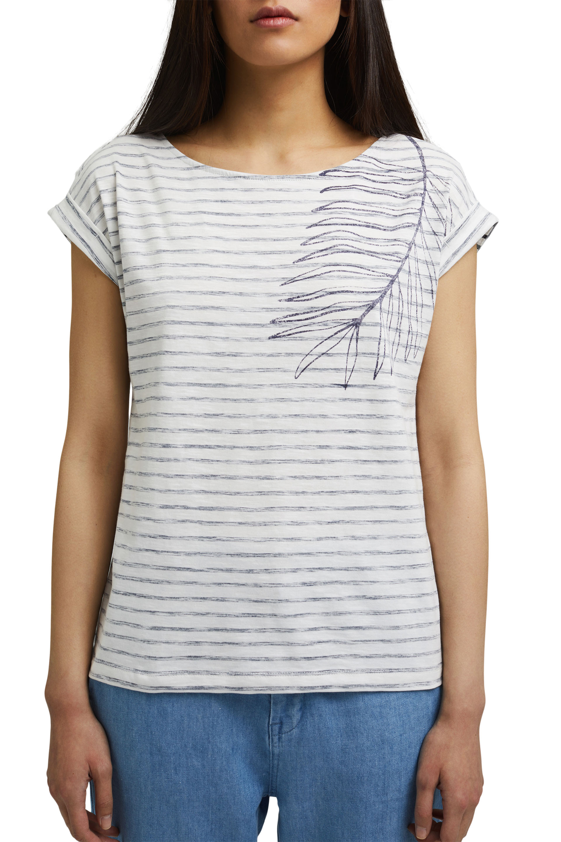 T-Shirt mit Print, 100% Organic Cotton