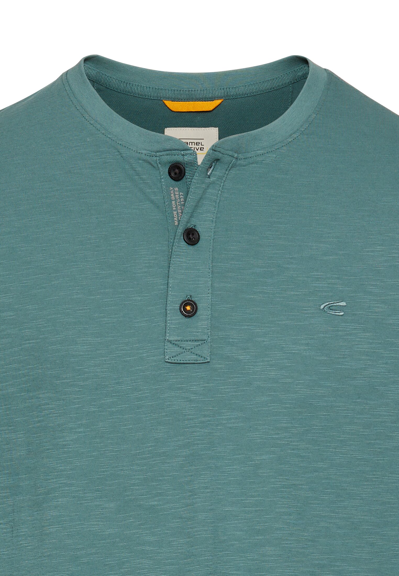 Langarm Henley aus Organic Cotton