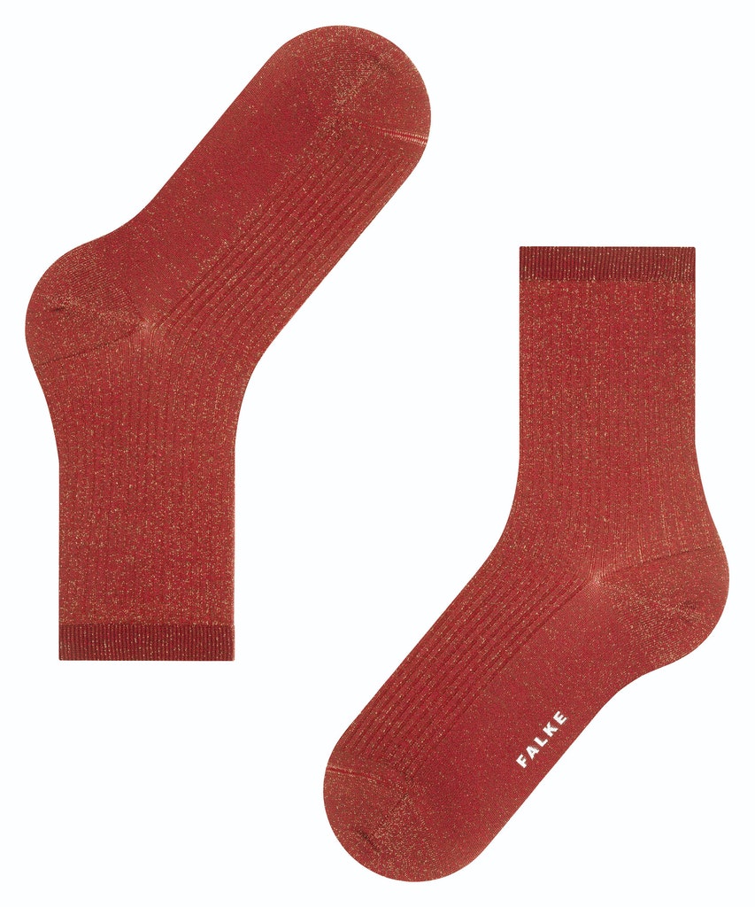 Socken Shiny Rib
