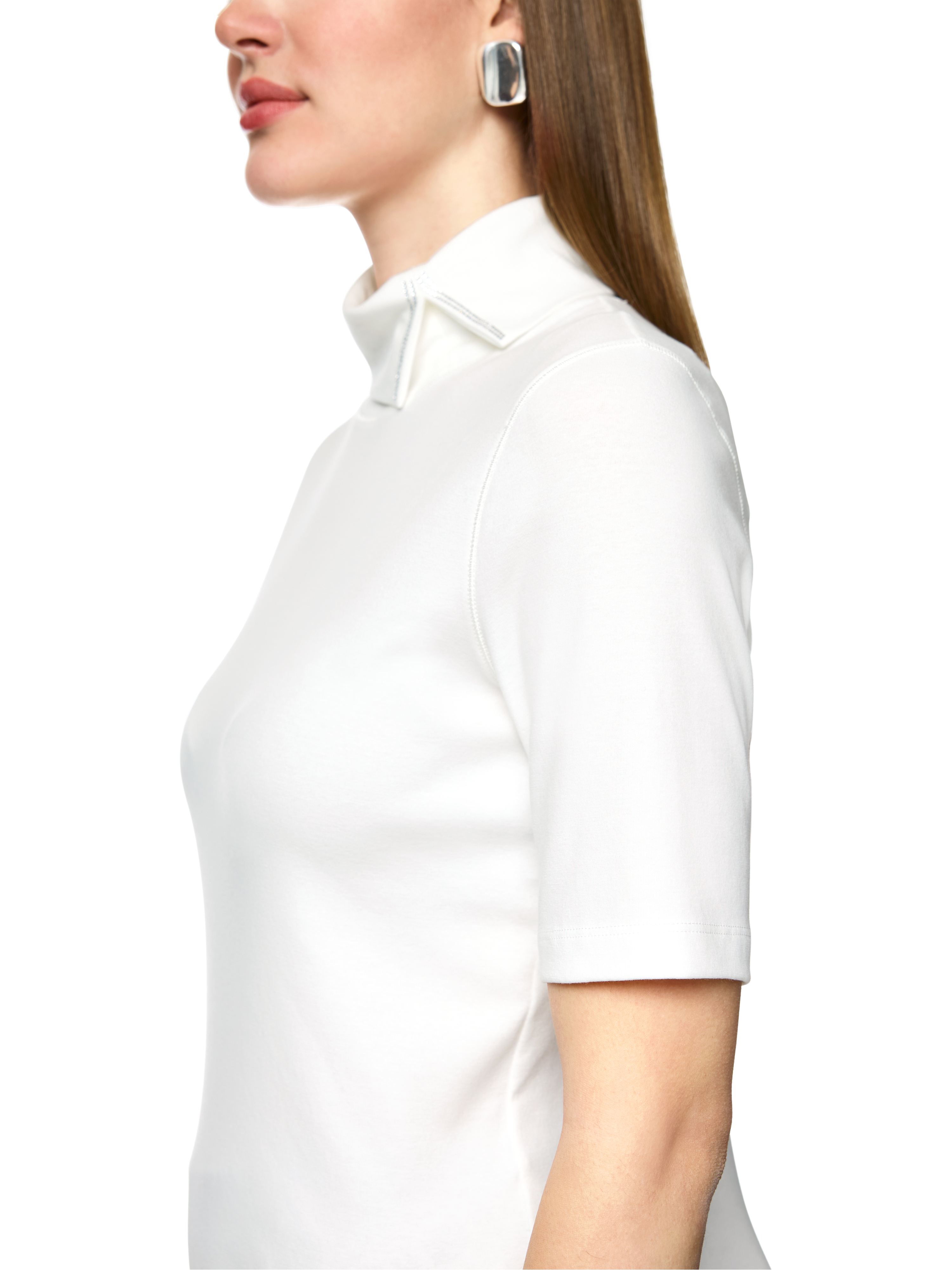 T-Shirt mit Rollkragen