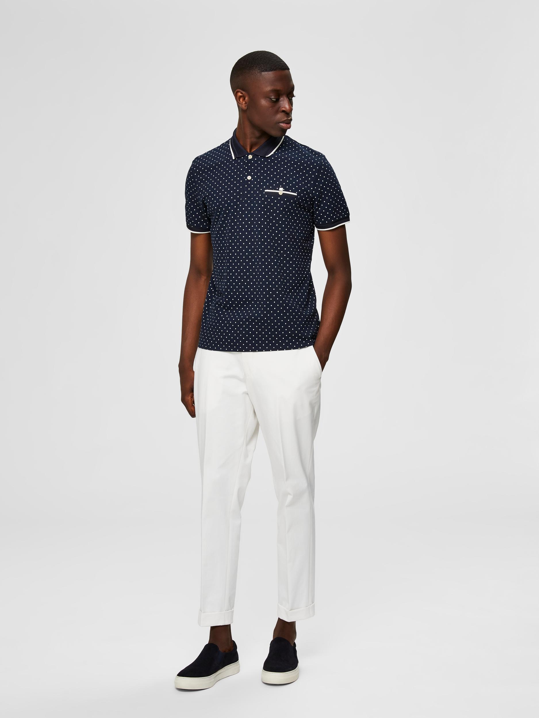 SLHPATTERSON PRINT SS POLO B