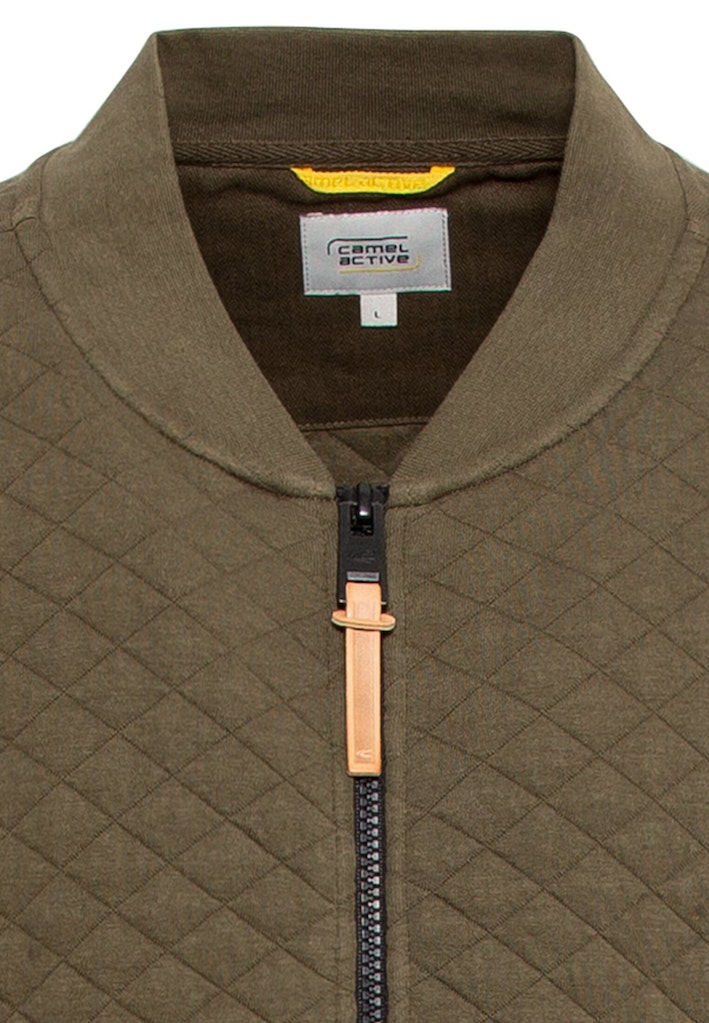 Sweatjacke aus Baumwolle