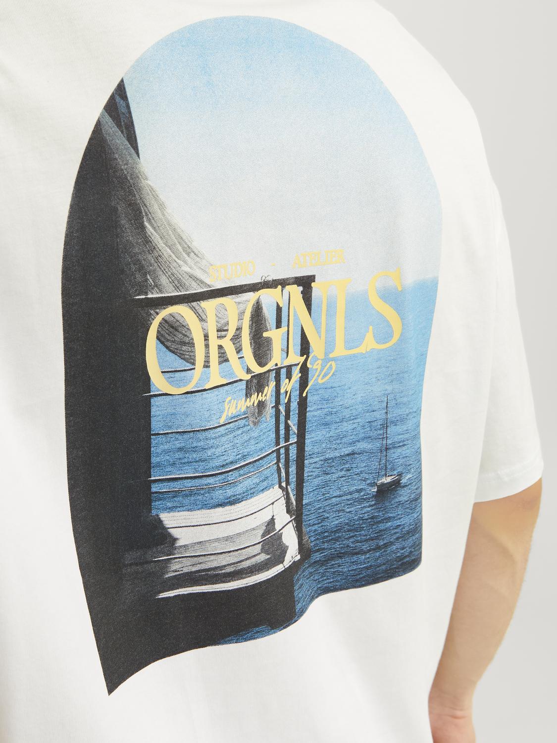 JORNOTO TYPE PHOTO TEE SS CREW NECK LN