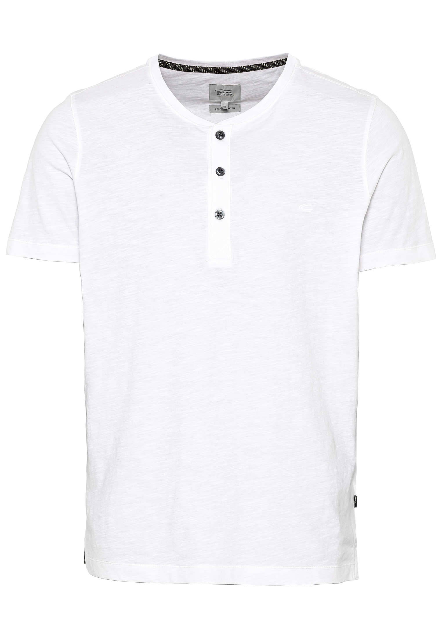 Kurzarm Henley aus Organic Cotton