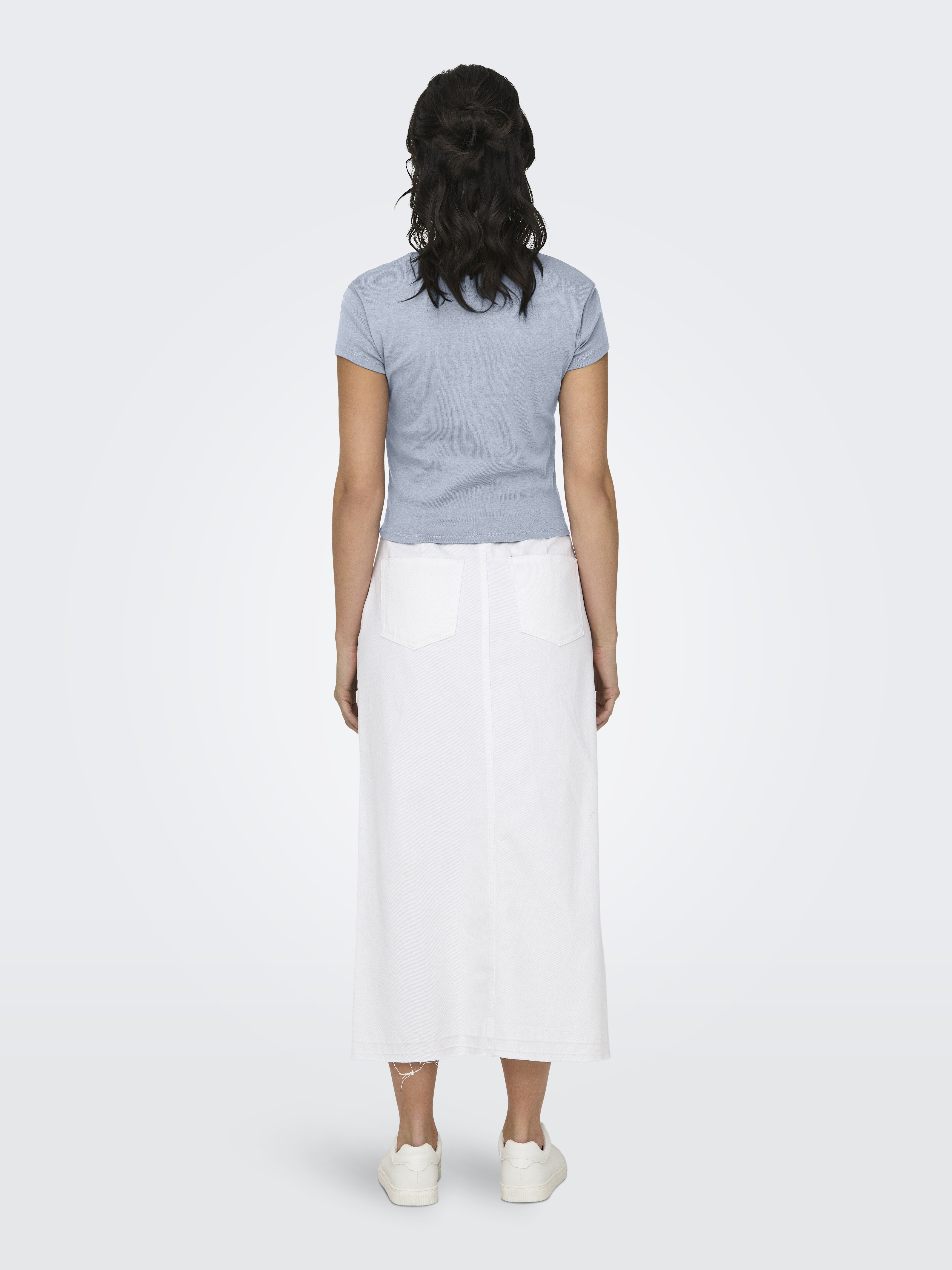 ONLELINA S/S O-NECK SHORT TOP JRS NOOS