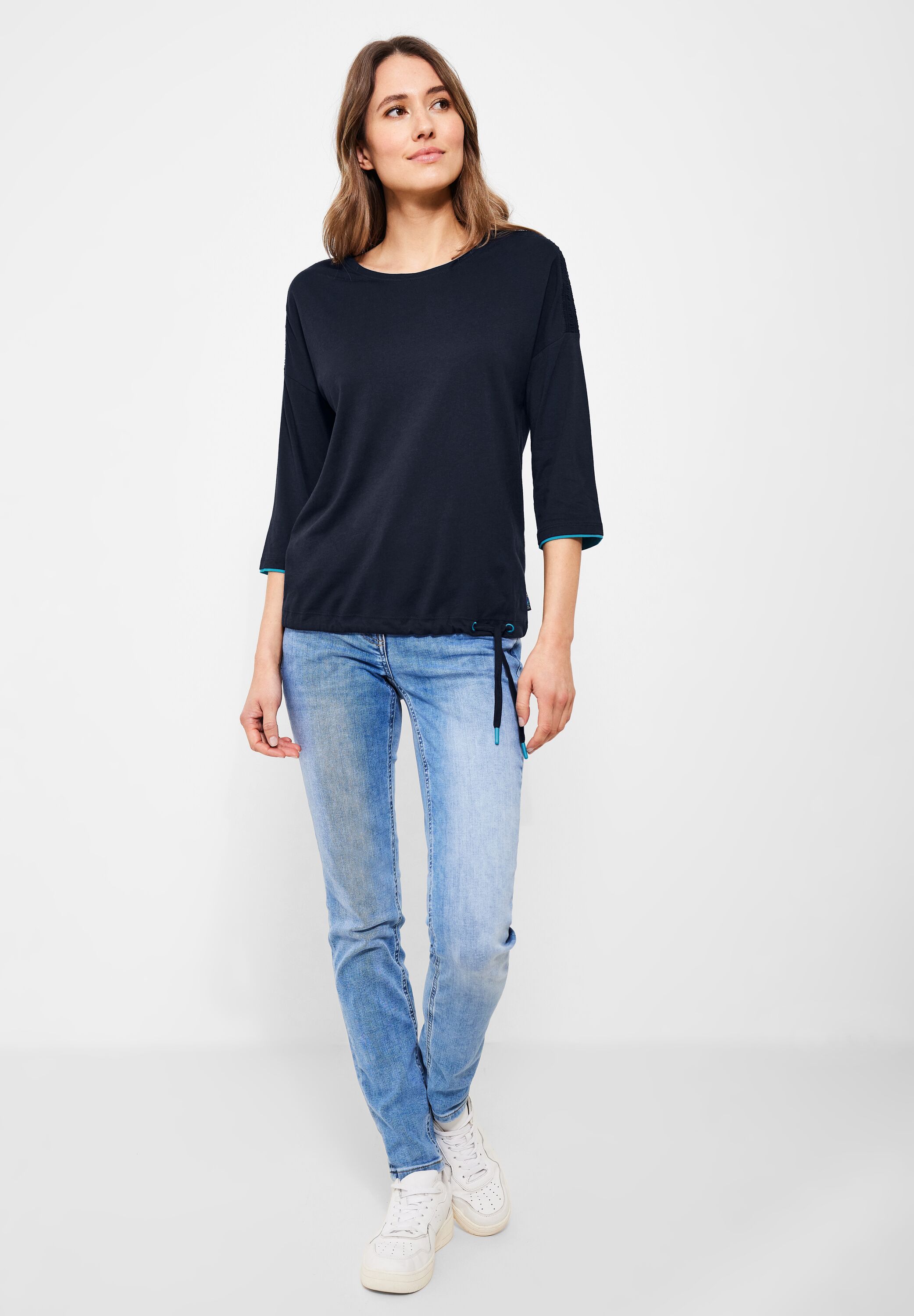 Shirt mit 3/4 Ärmel