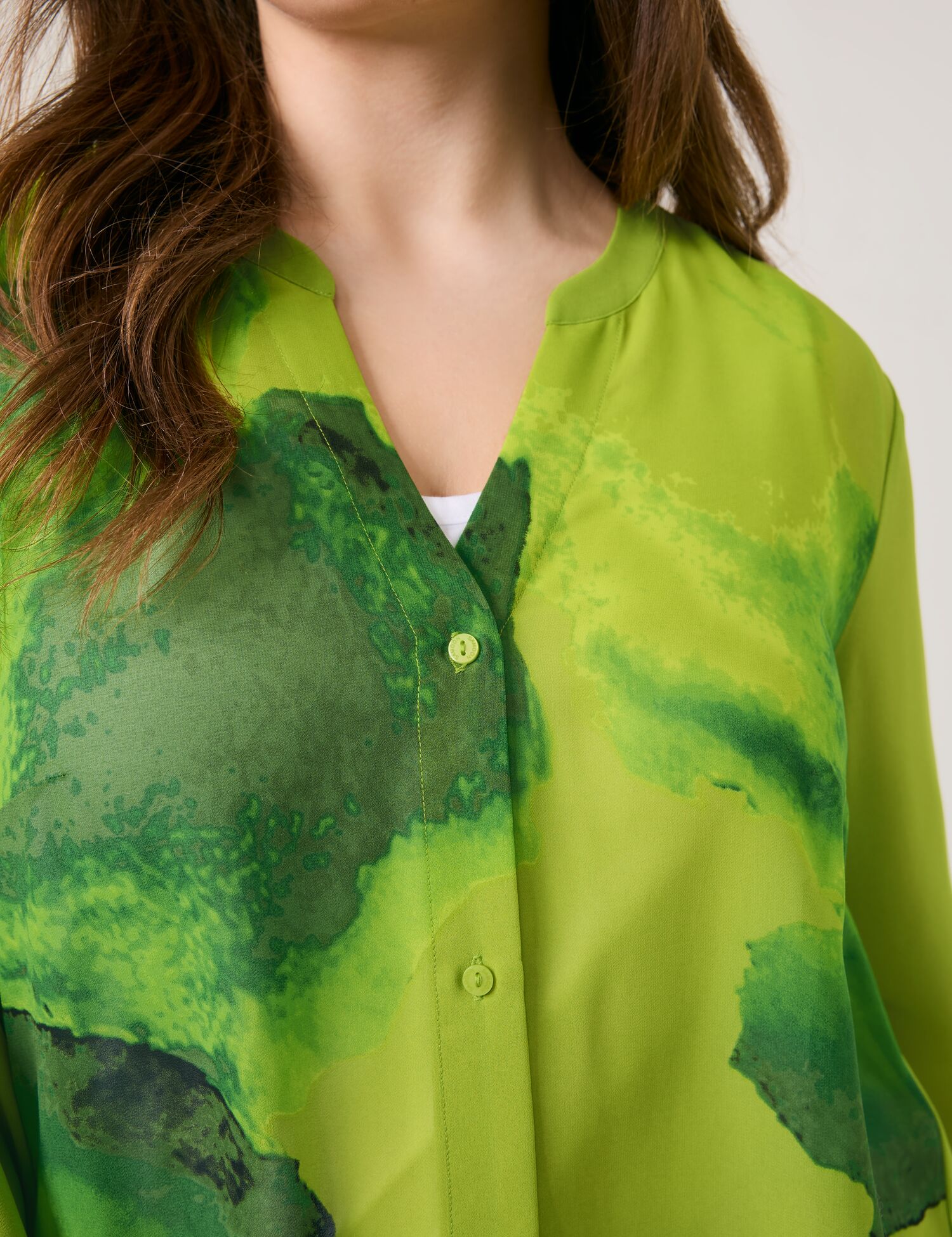 Longbluse mit 3/4 Arm