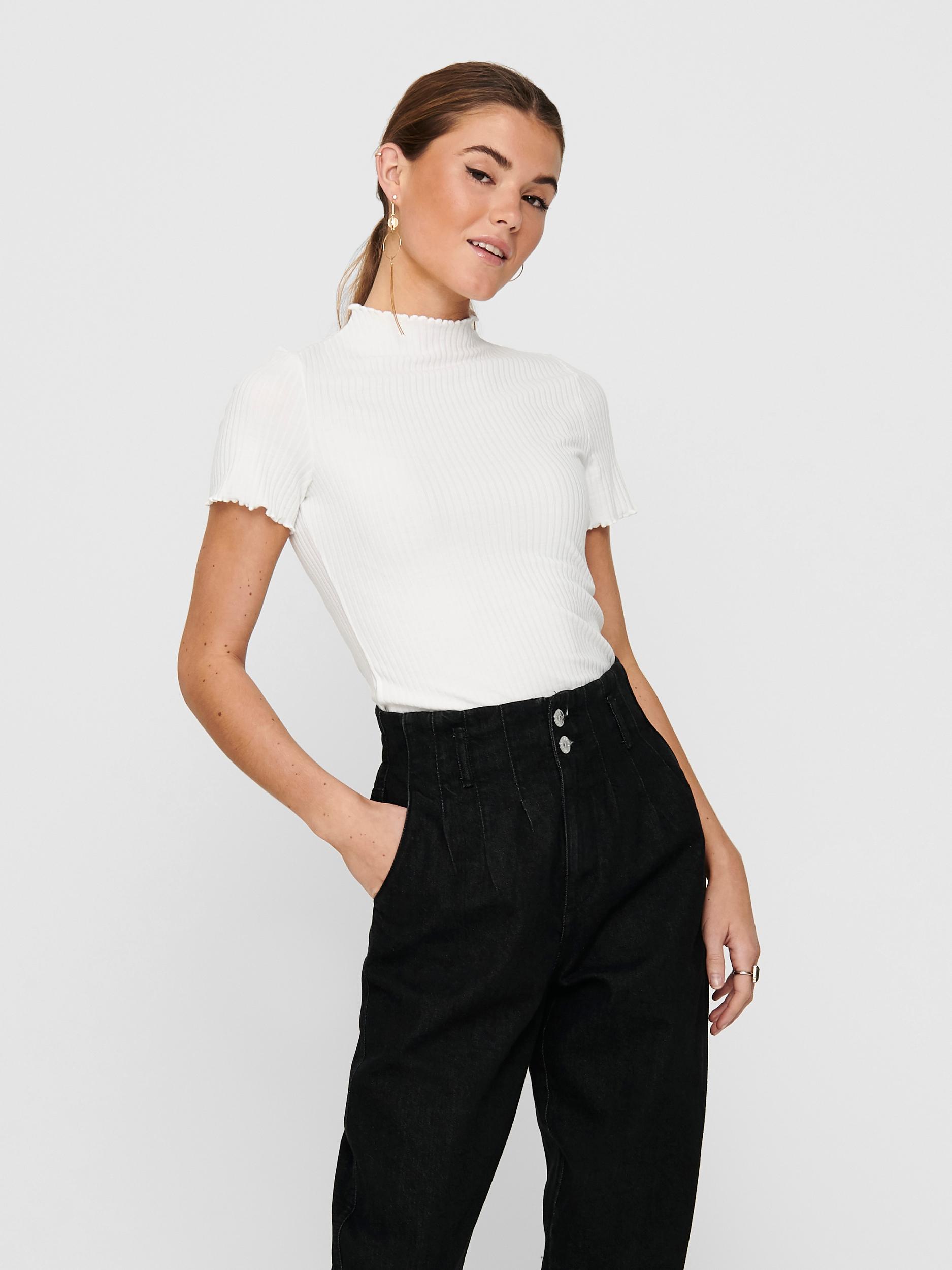 ONLEMMA S/S HIGHNECK TOP NOOS JRS