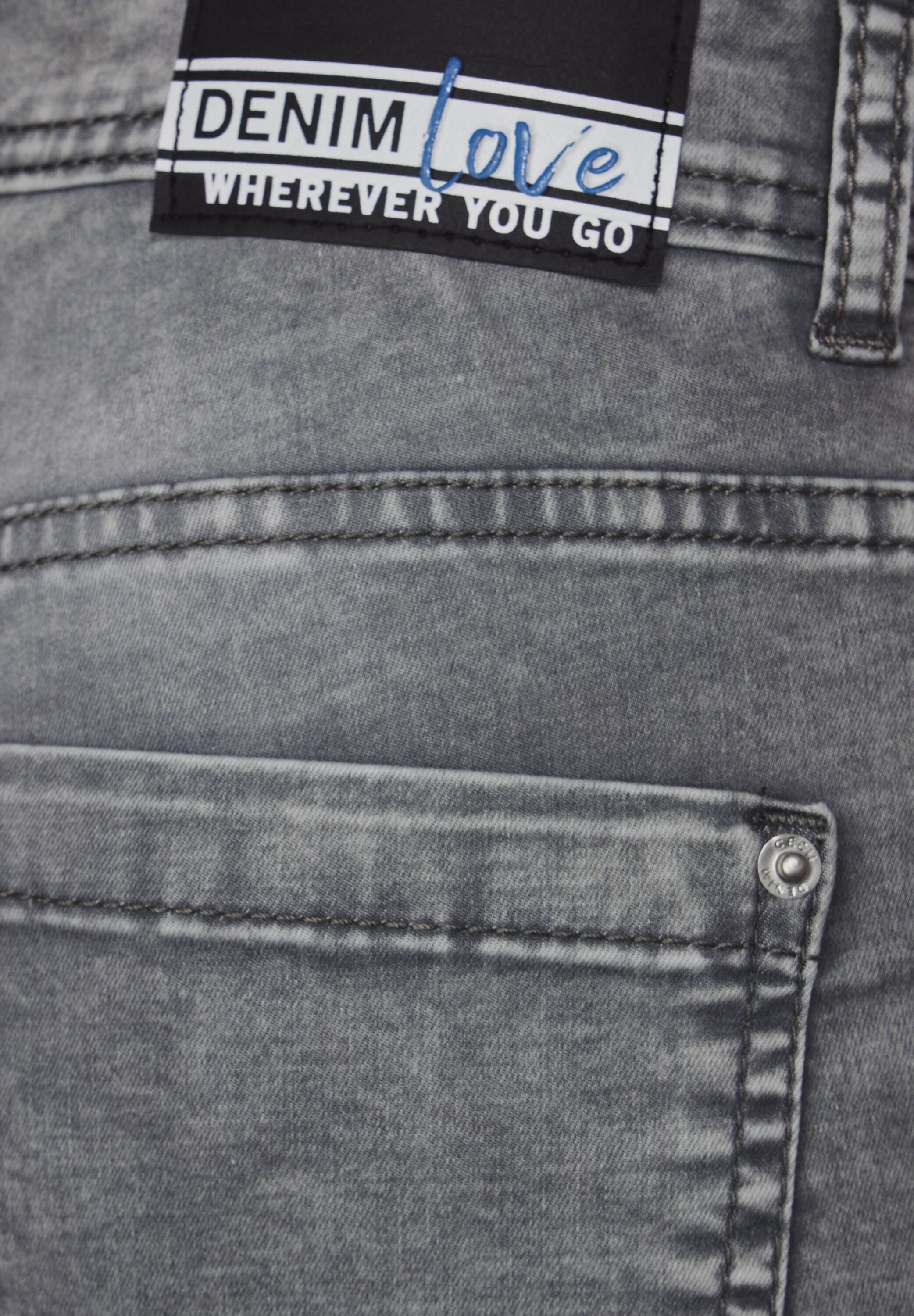 Graue Loose Fit Jeans