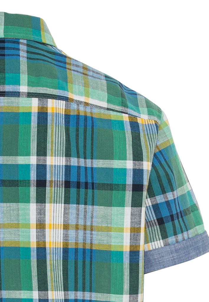 Kurzarm Karohemd aus Baumwolle