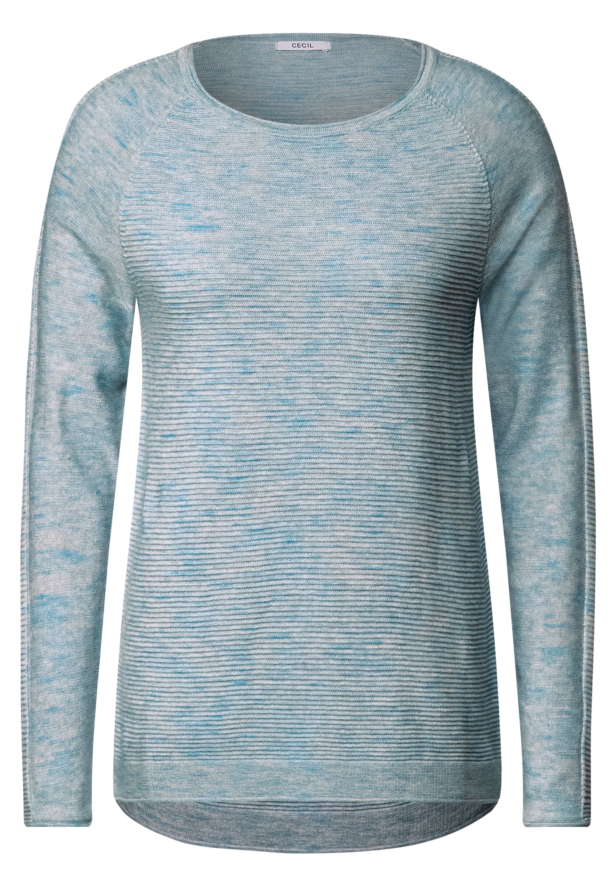 Pullover in Melange Optik