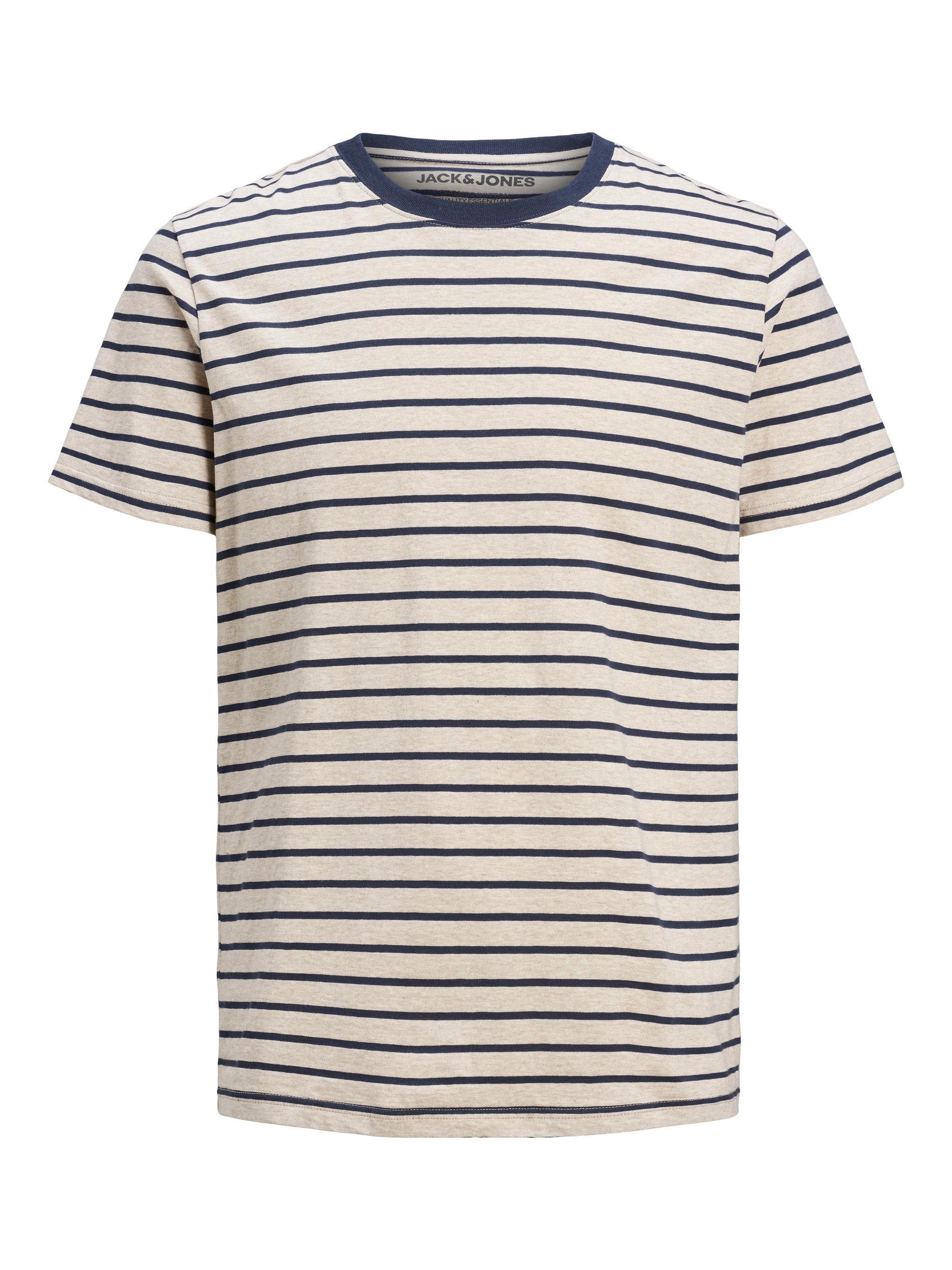 JJESTRIPED TEE SS CREW NECK STS