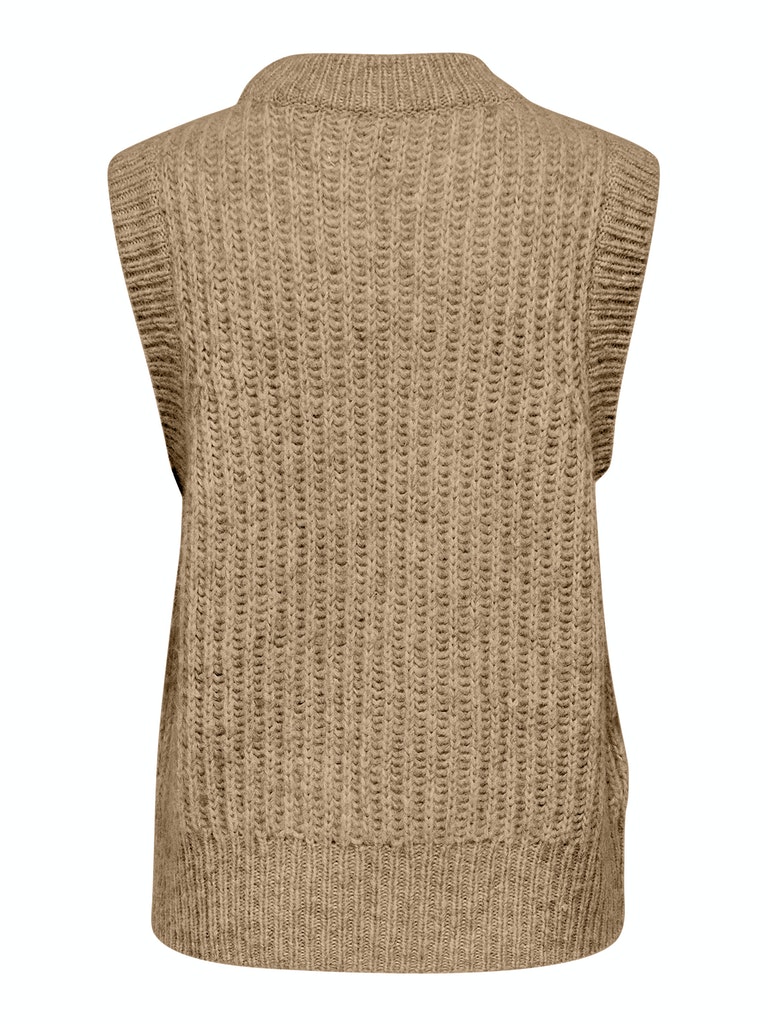 ONLSCALA S/L O-NECK VEST KNT