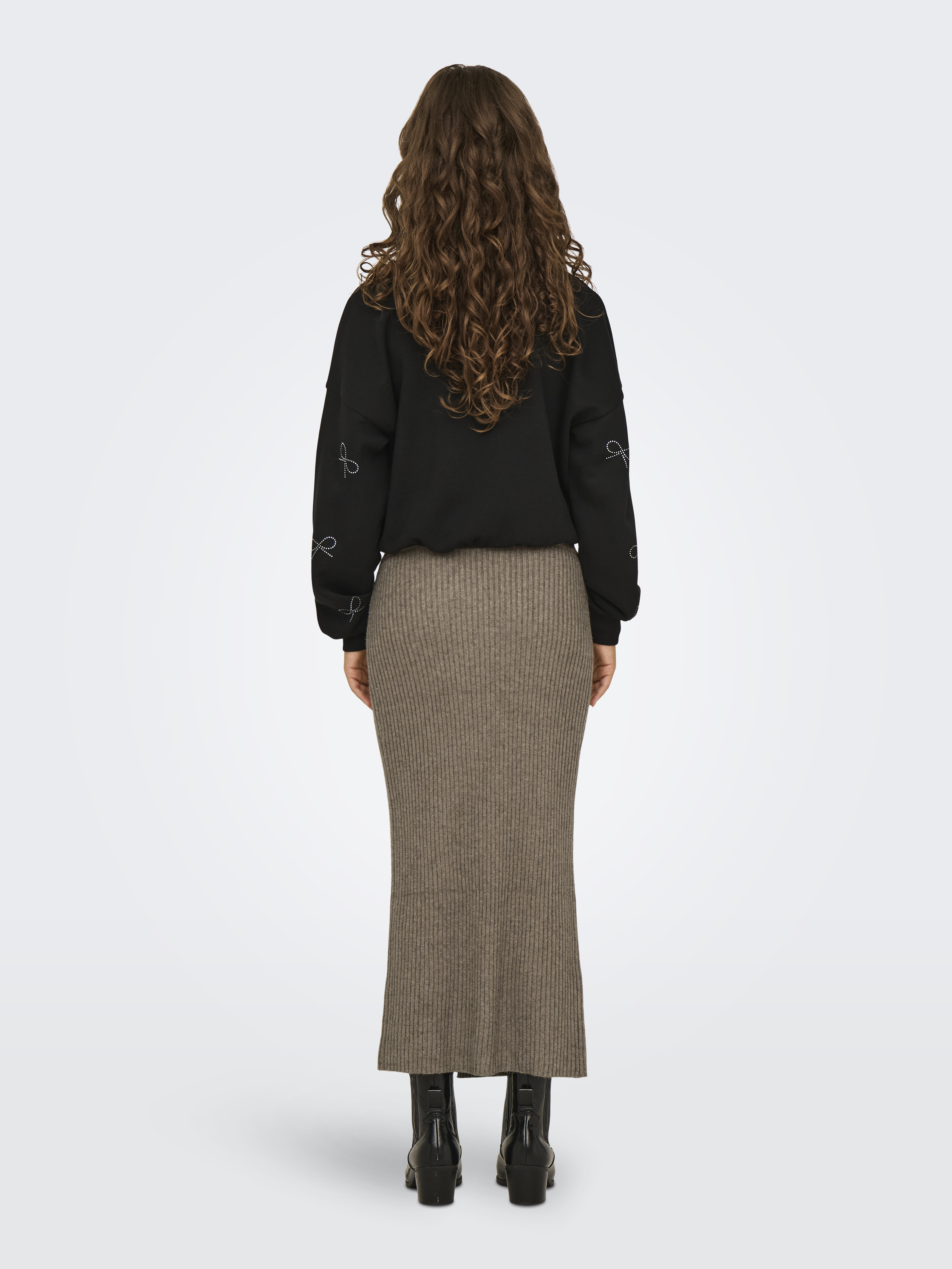 ONLKATIA MIDI WRAP SKIRT CC KNT