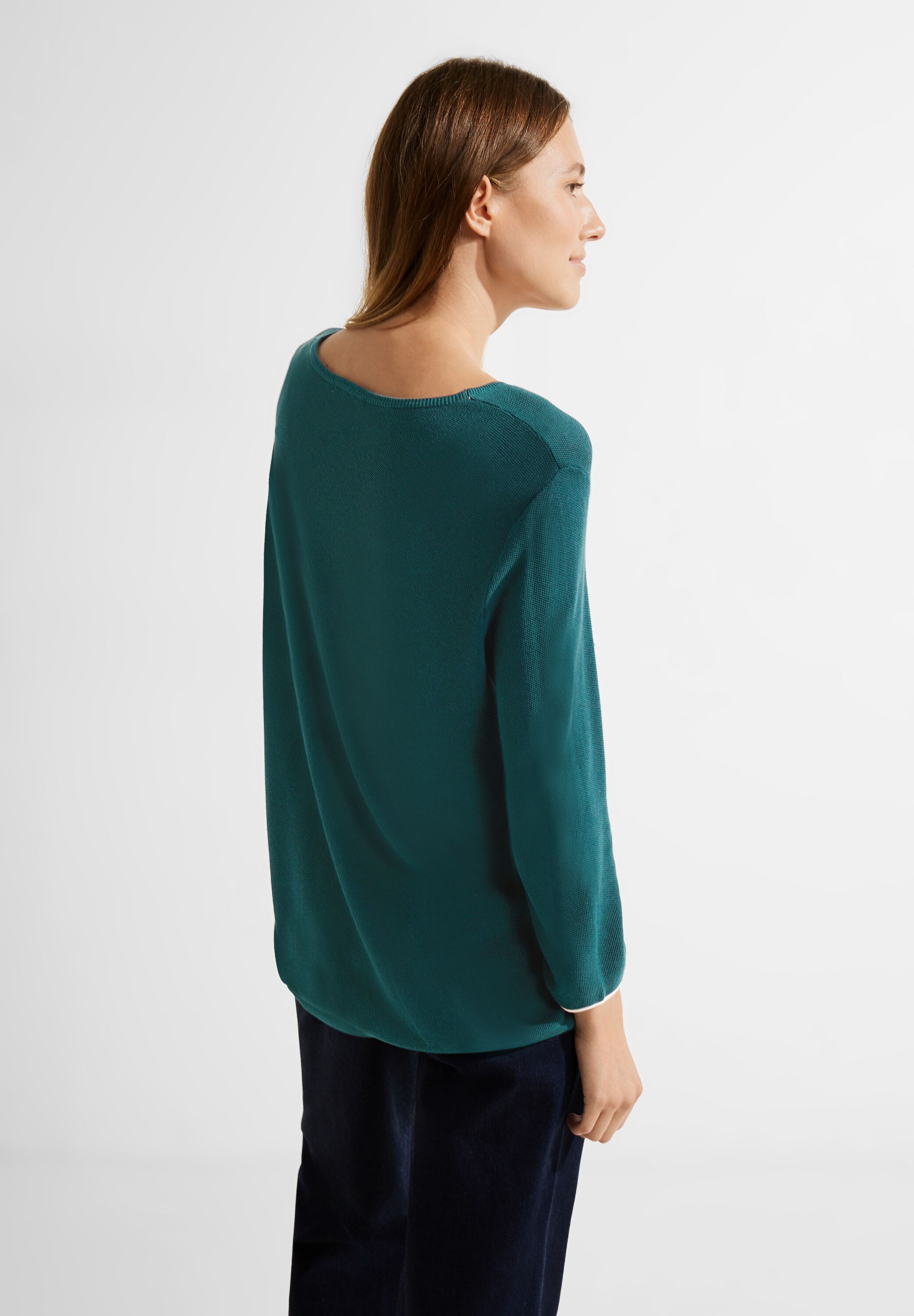 Strickpullover mit Struktur
