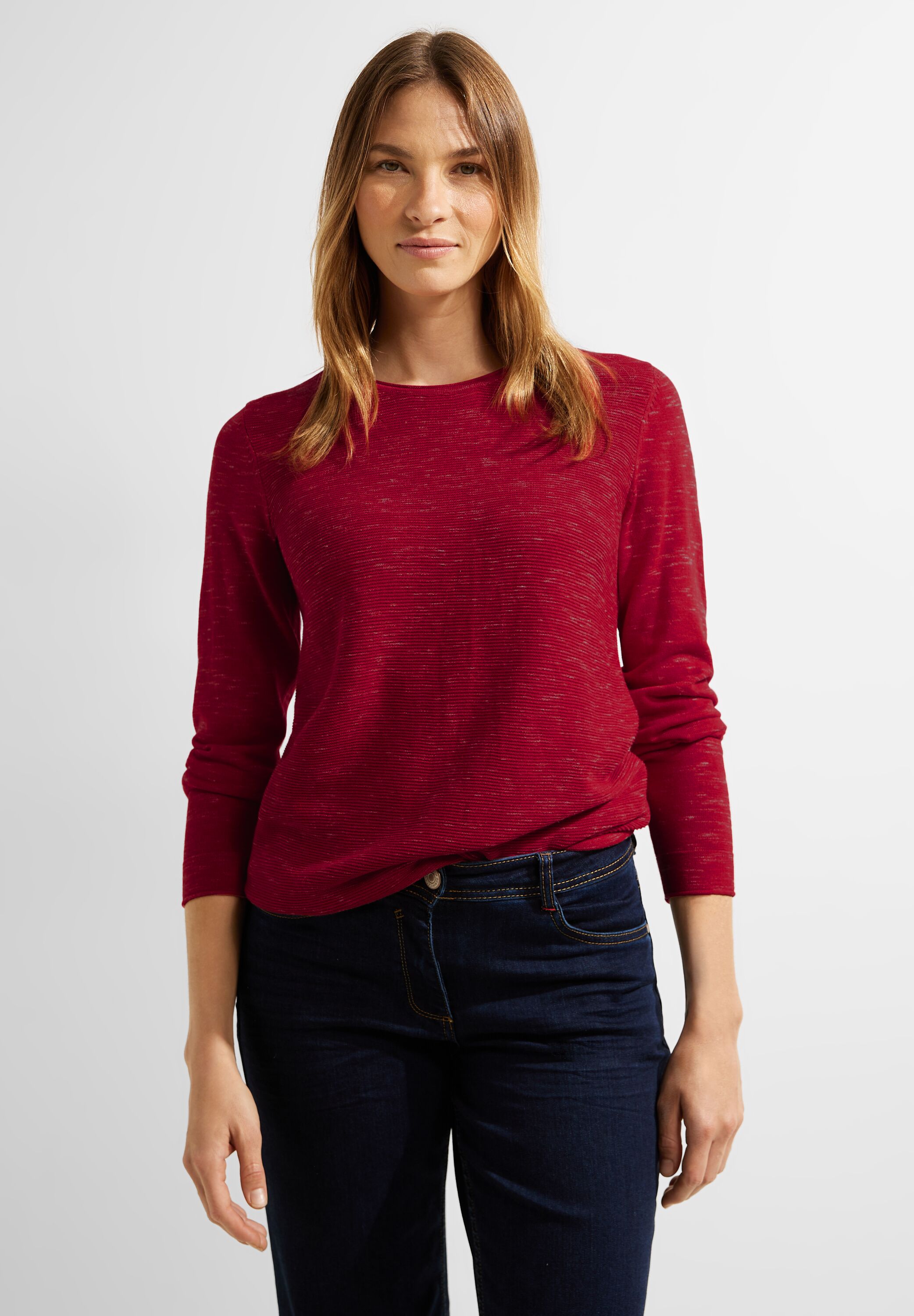 Strickpullover mit Struktur