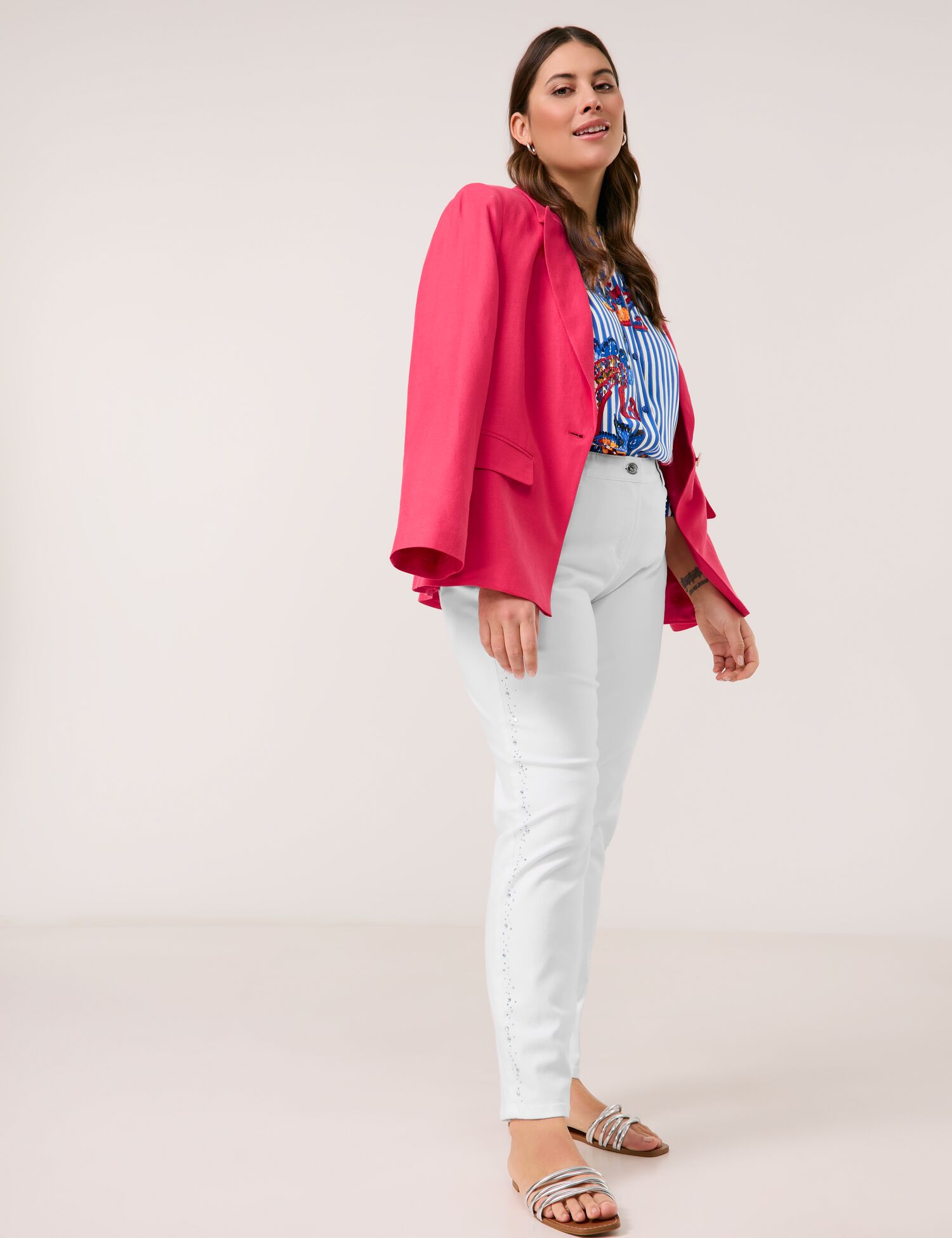 5-Pocket Jeans mit Nieten-Dekor Betty Jeans