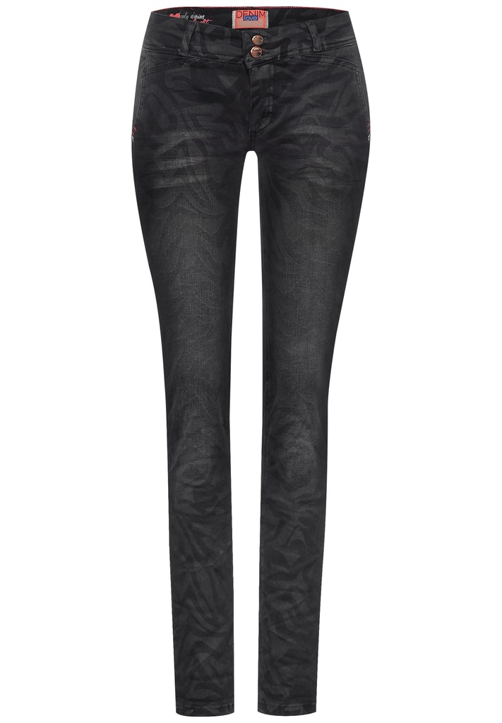Casual Fit Jeans in Schwarz