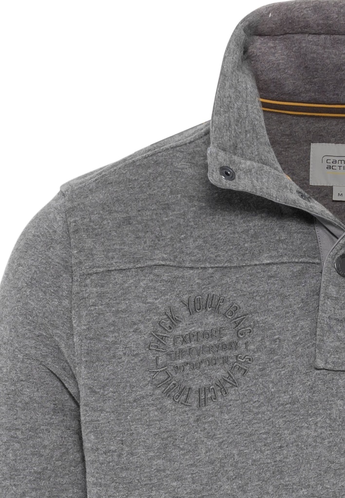 Sweatshirt mit Stehkragen