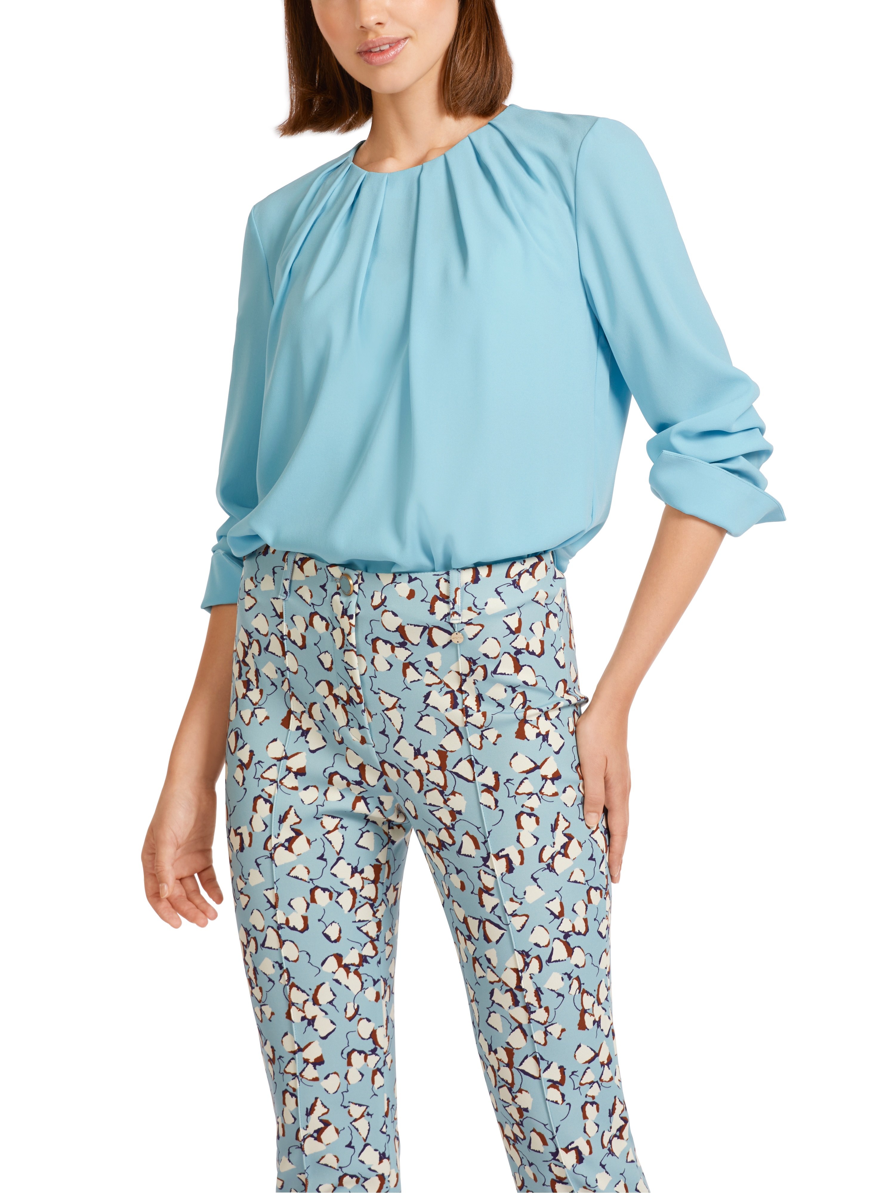 Blusenshirt mit Falten