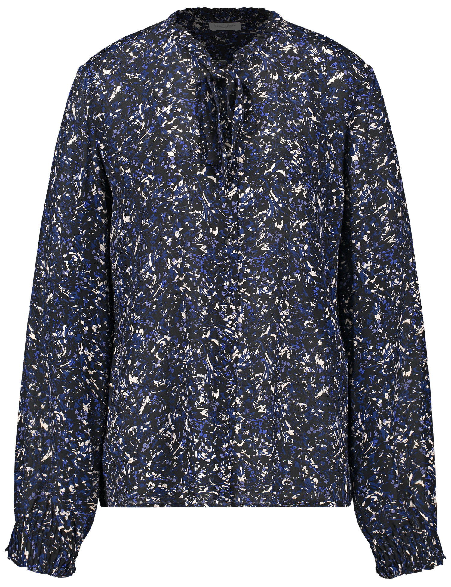 Bluse mit Schleifenkragen