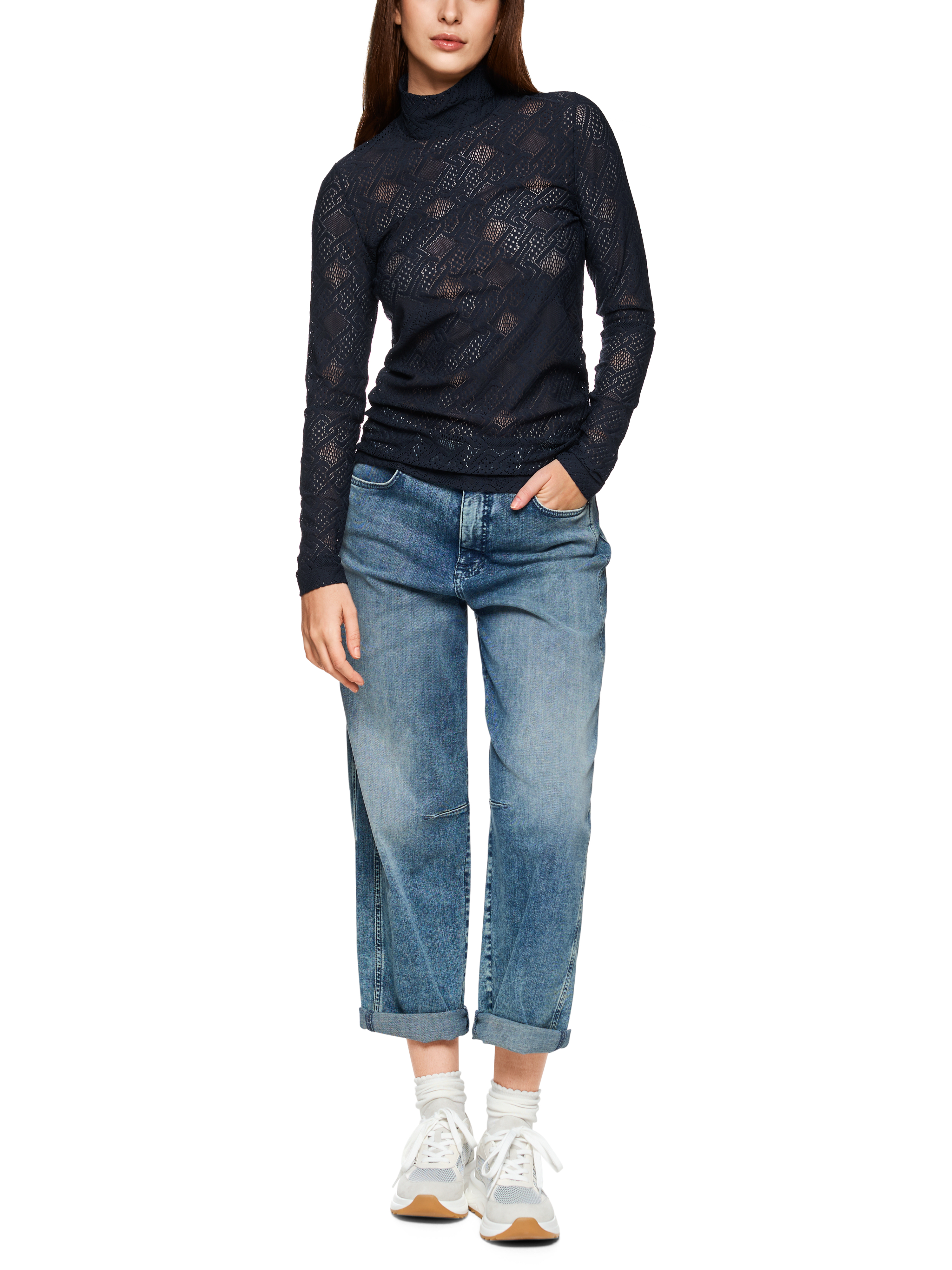 Shirt aus Logospitze