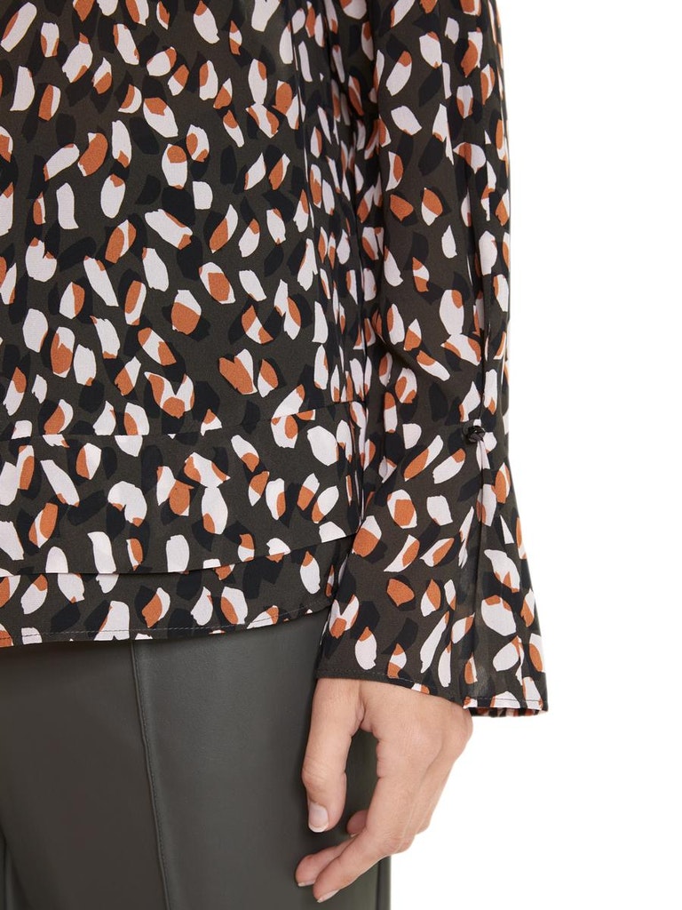 Gemusterte Bluse aus Viskose