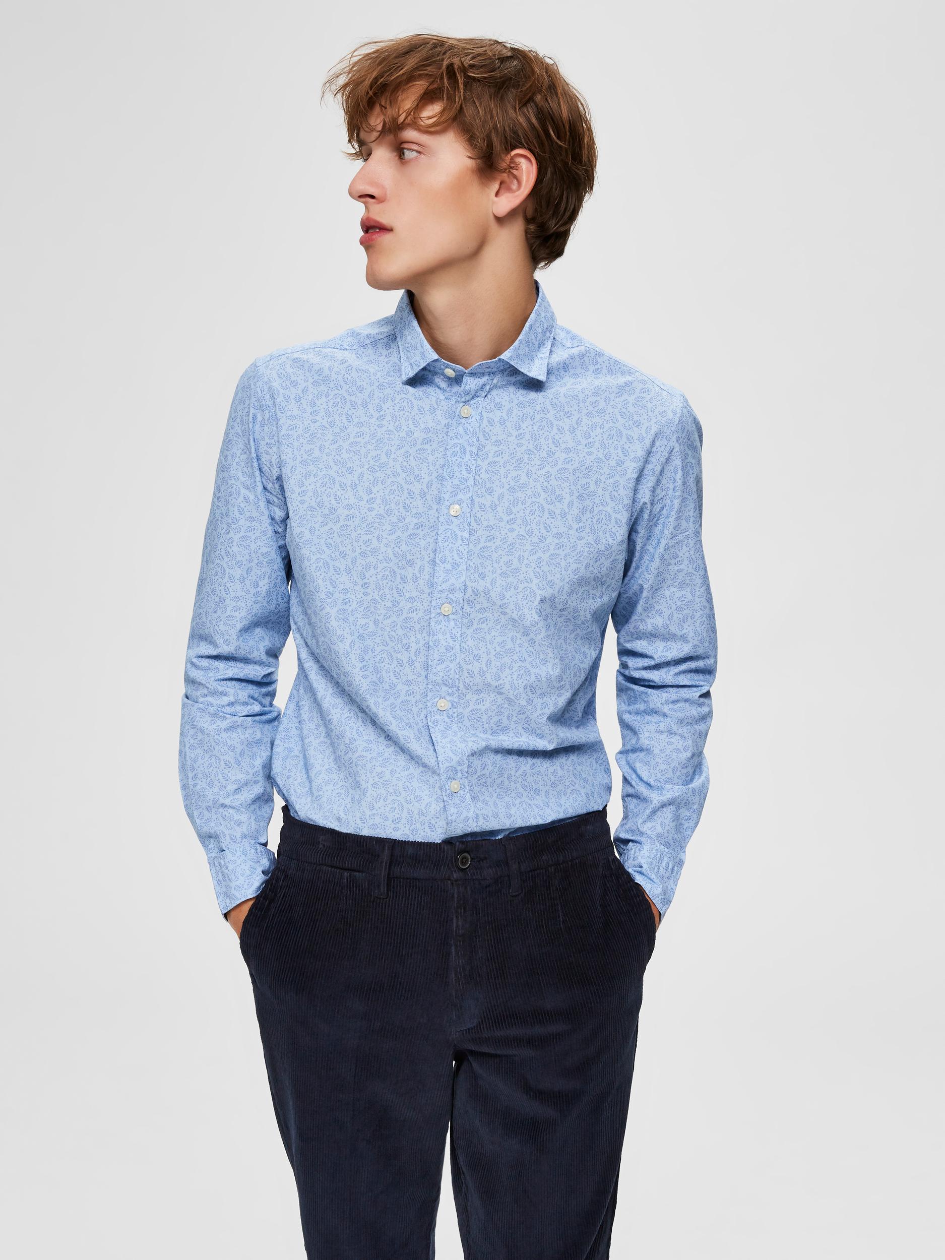 SLHSLIMMARK-WASHED SHIRT LS W NOOS