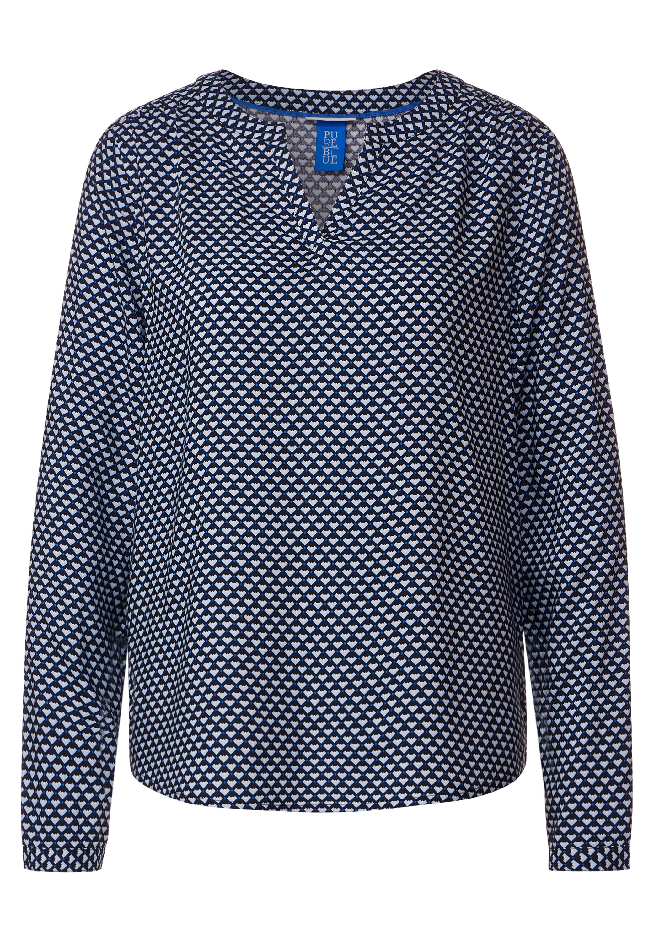 Minimalmuster Viskosebluse