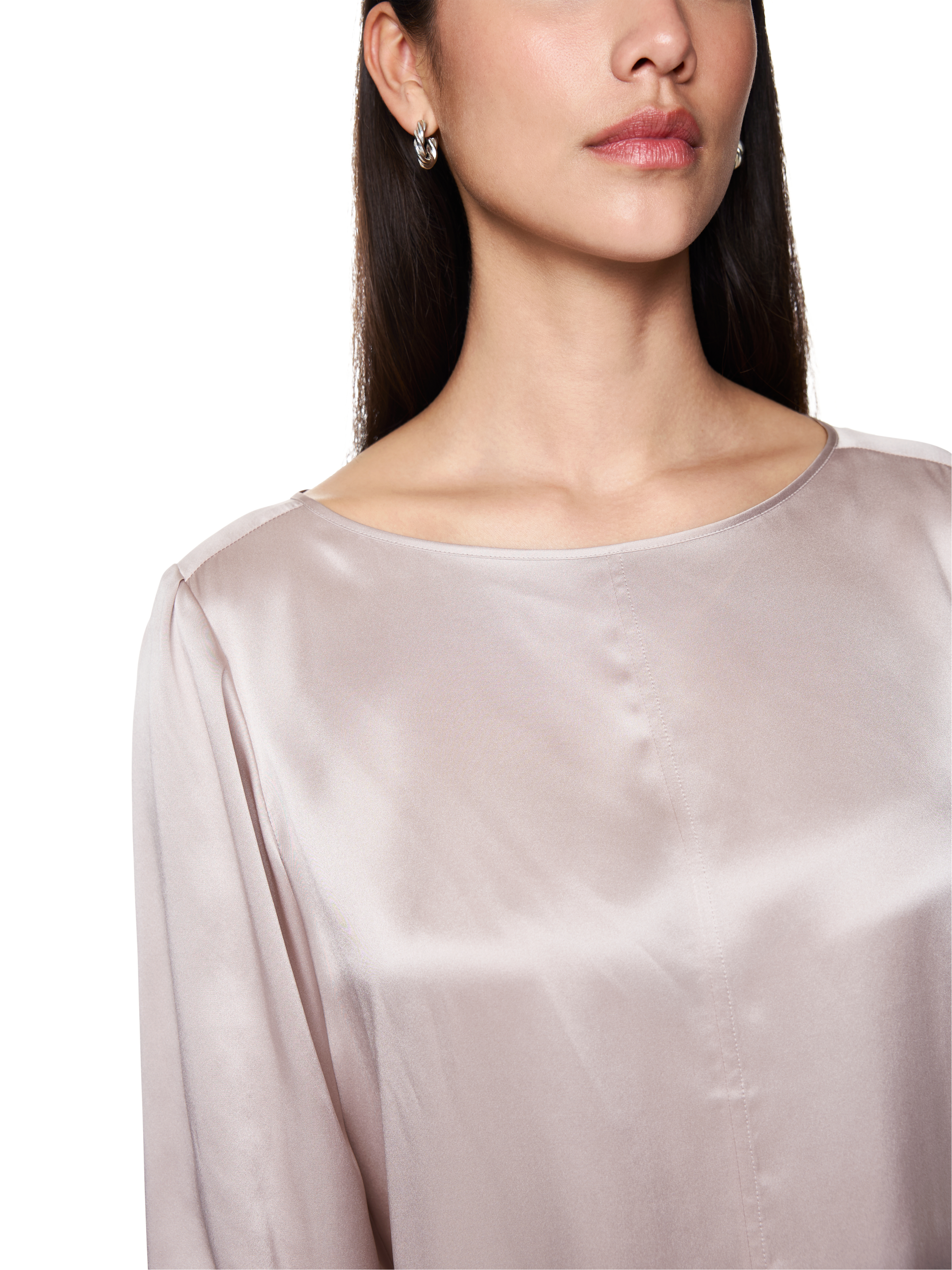 Lockere Seidenbluse