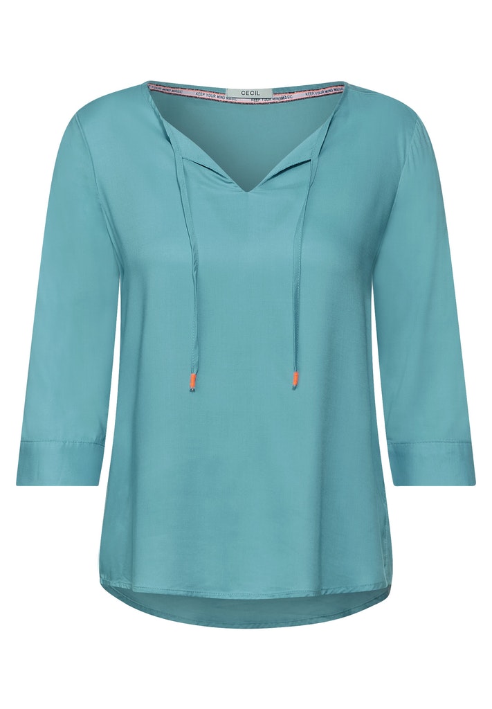Bluse mit Tunika-Bändchen