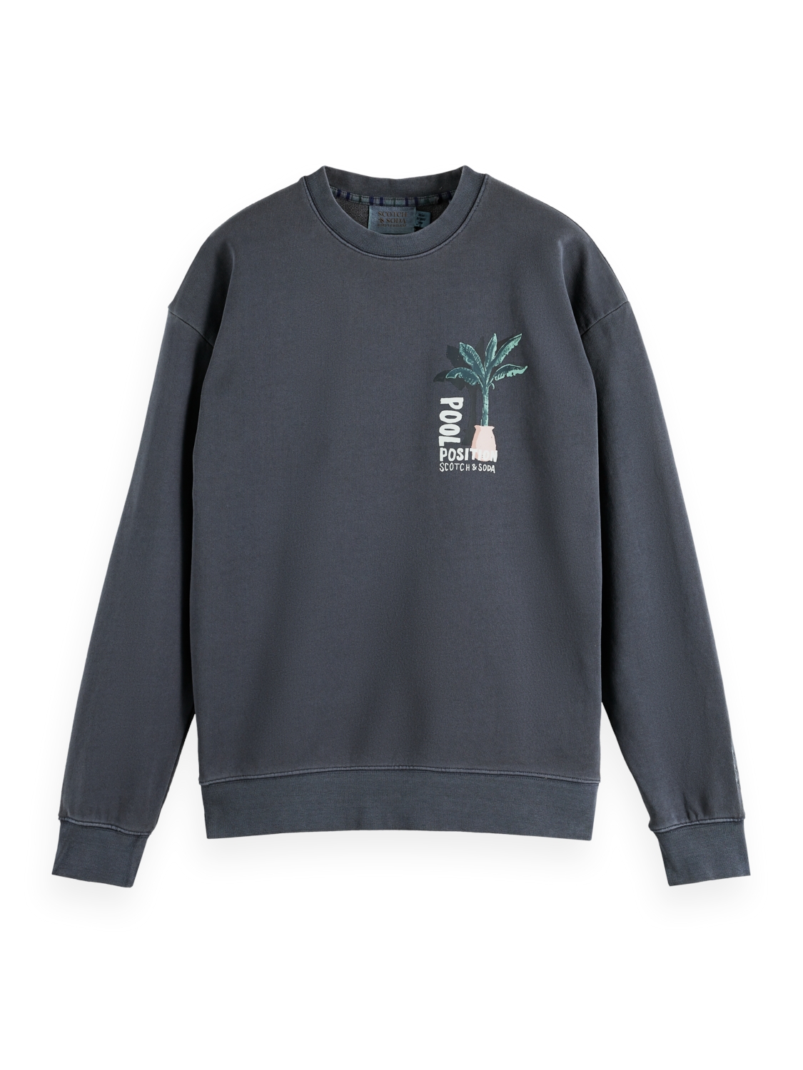 Garment dye artwork sweatshirt