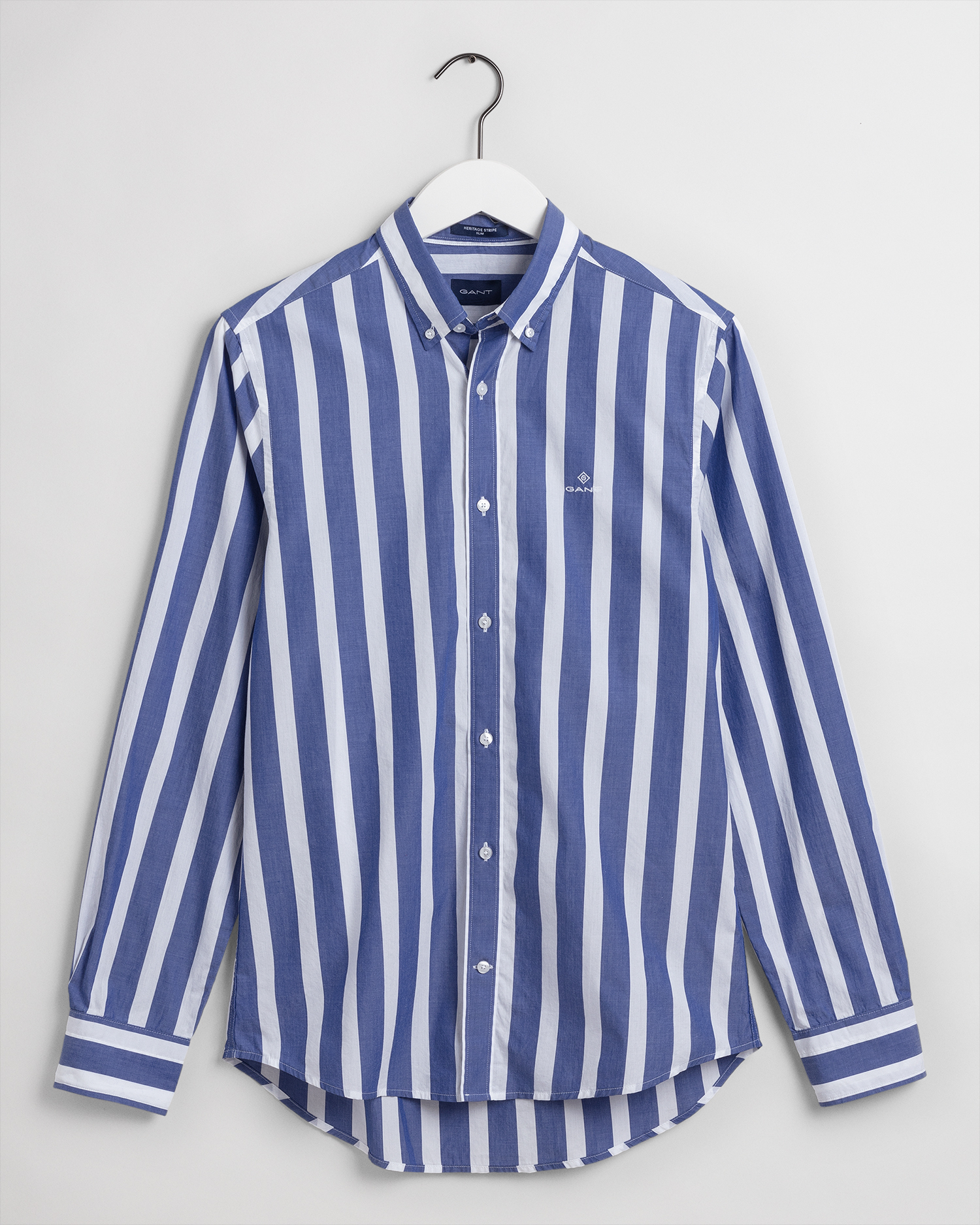 Slim Fit Hemd mit Streifen