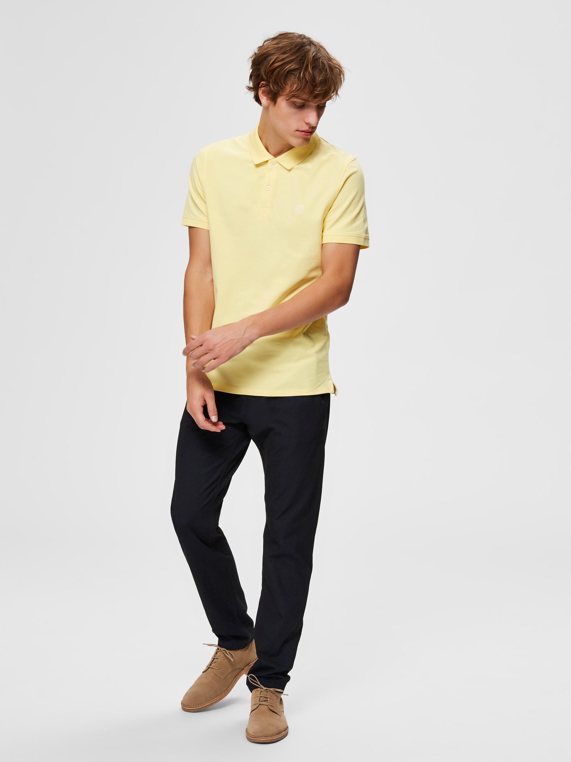 SLHARO SS EMBROIDERY POLO  W NOOS