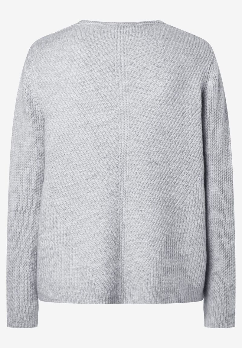 V-Neck Pullover  grau  Herbst-Kollektion