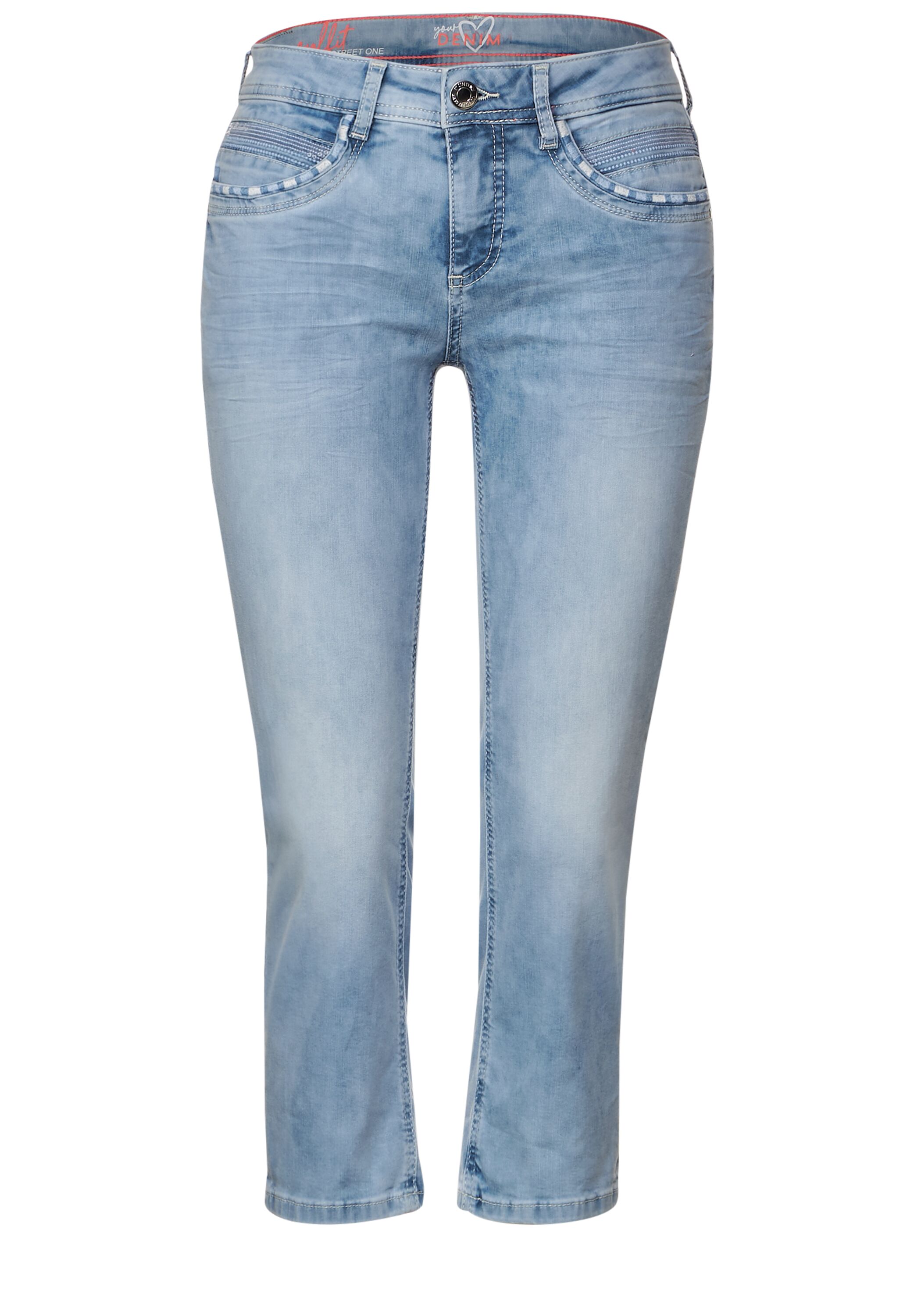 Casual Fit Jeans mit Stretch