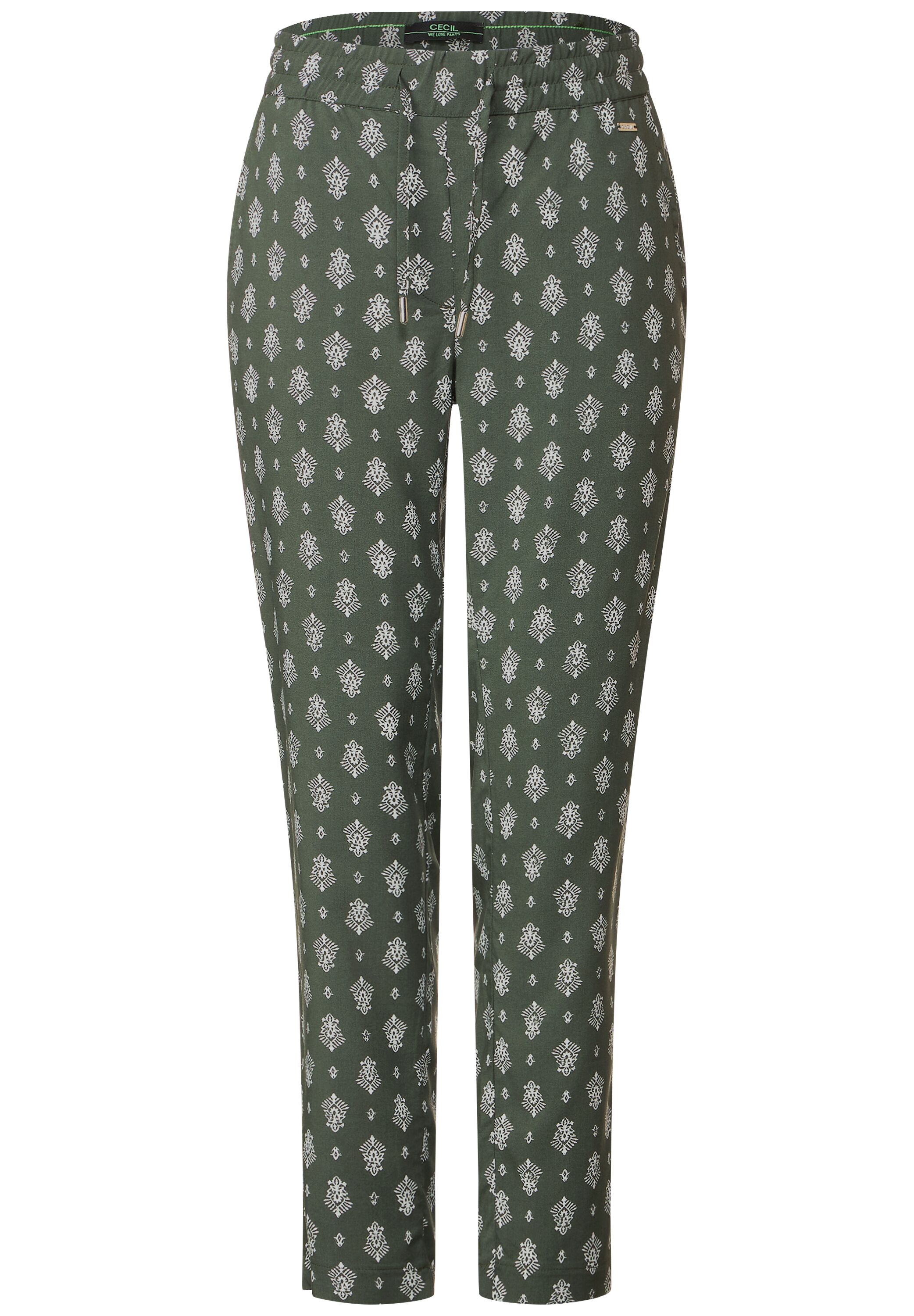 Casual Fit Hose mit Print