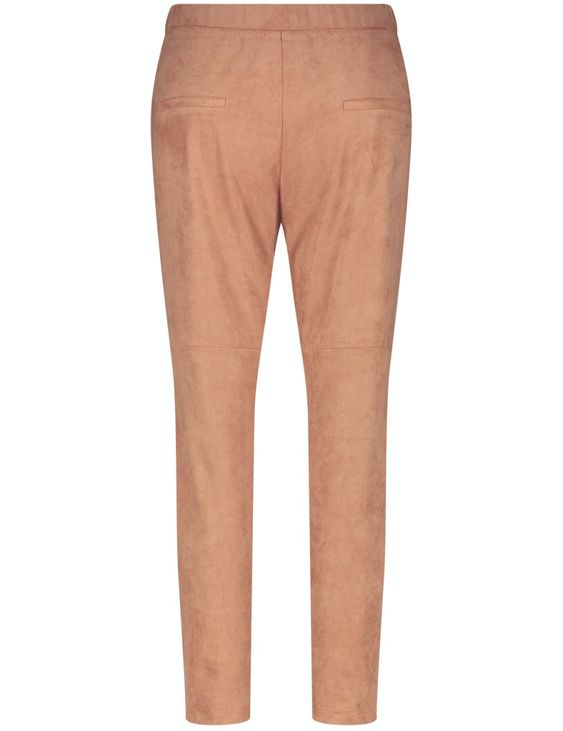 Jogpants mit Velourstouch