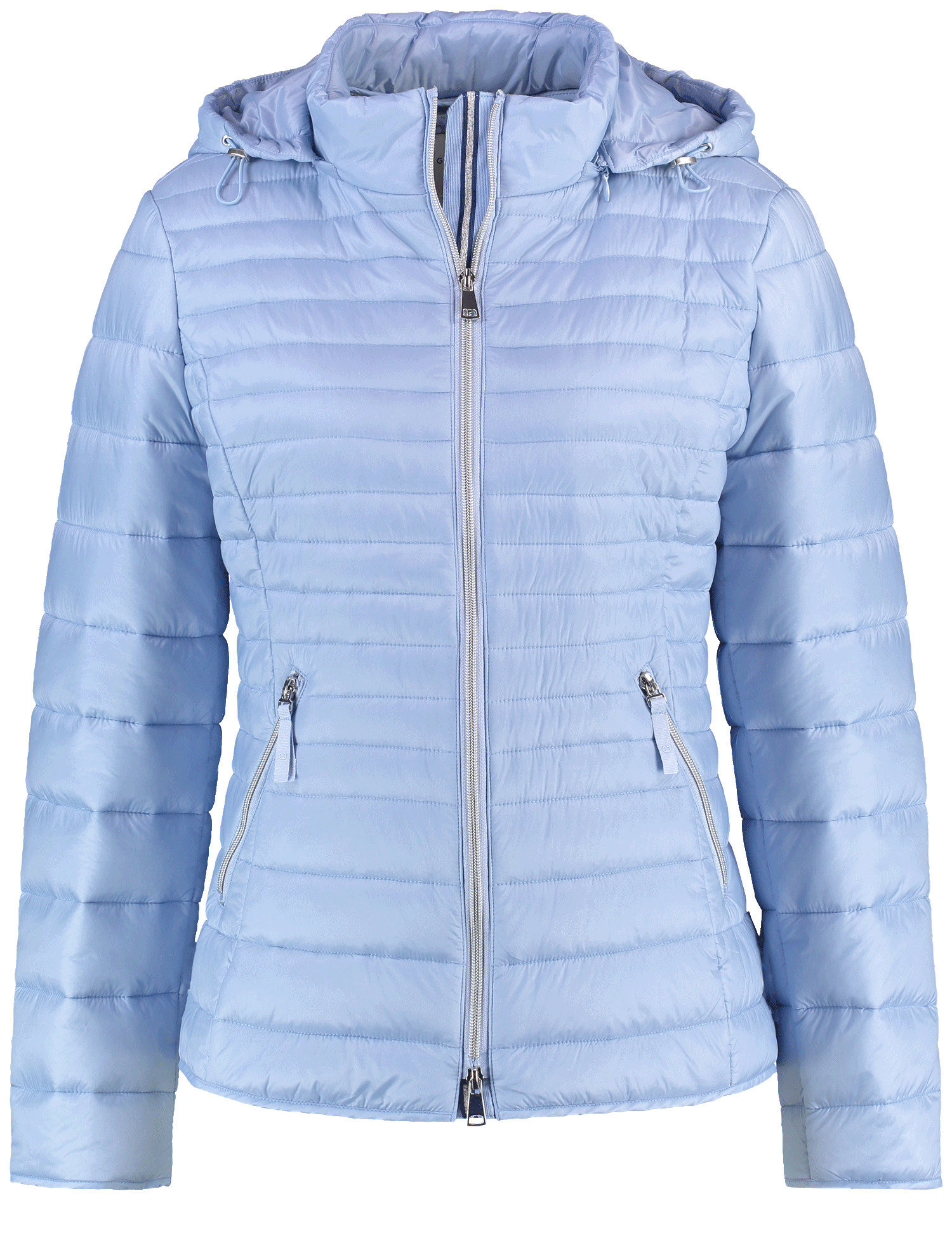 Steppjacke mit abnehmbarer Kapuze