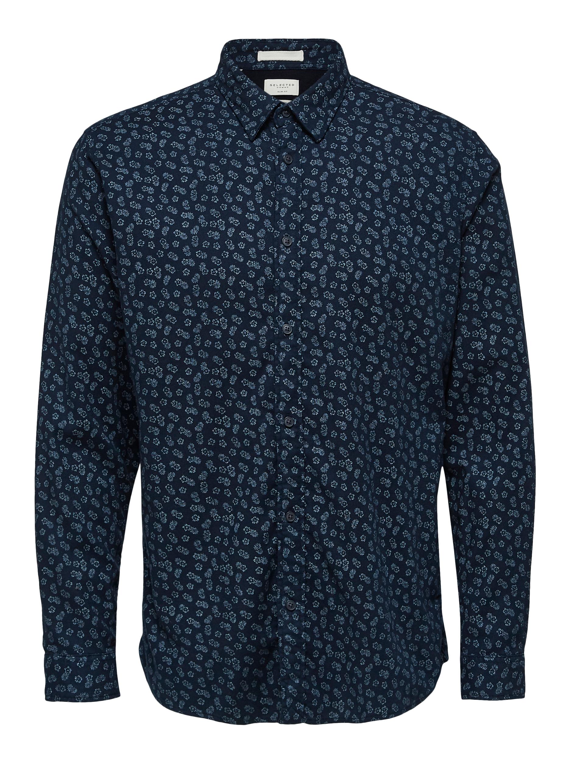 SLHSLIMSEAMUS-CAMP SHIRT LS MIX W