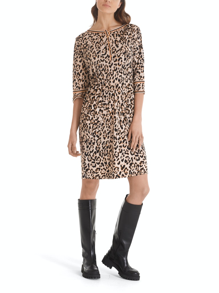 Kleid mit Leo-Print