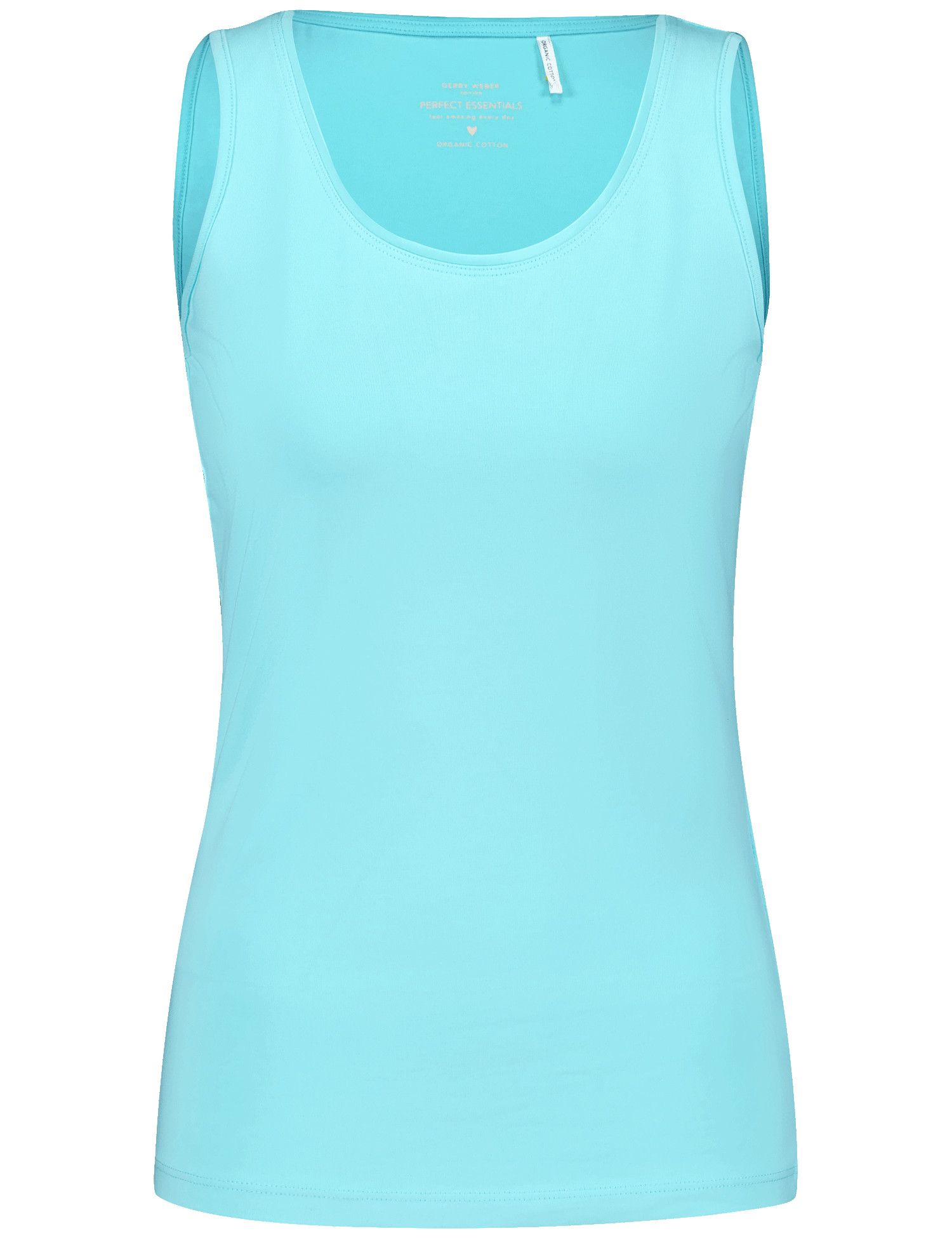 Basic Top nachhaltigem Baumwoll-Stretch
