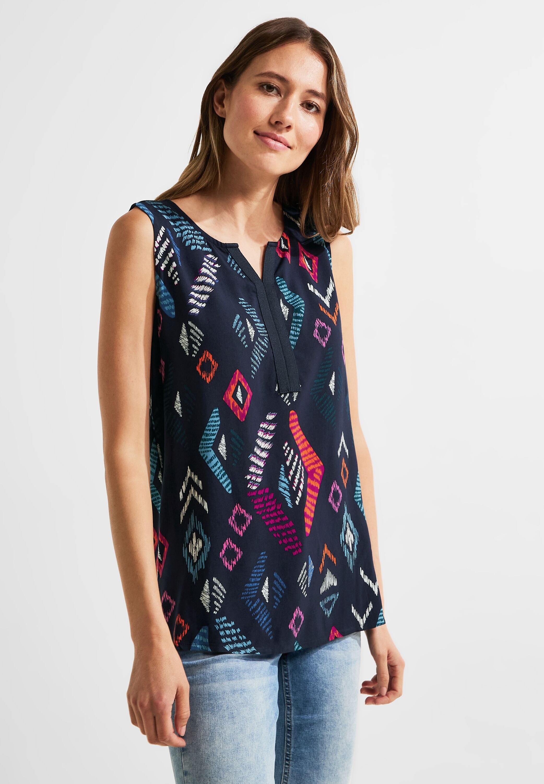 Multicolor Print Top