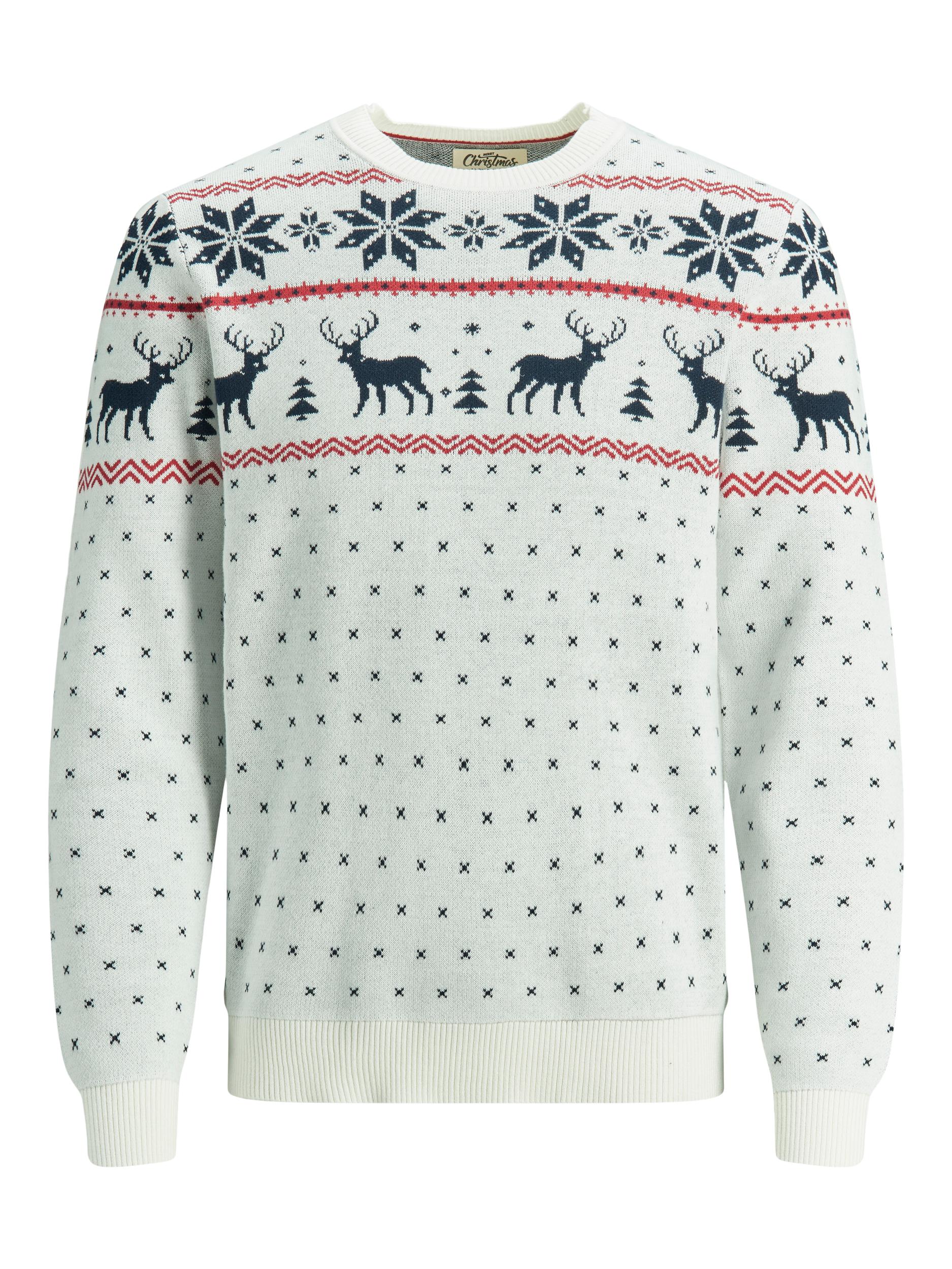 JORSNOWFLAKE KNIT CREW NECK