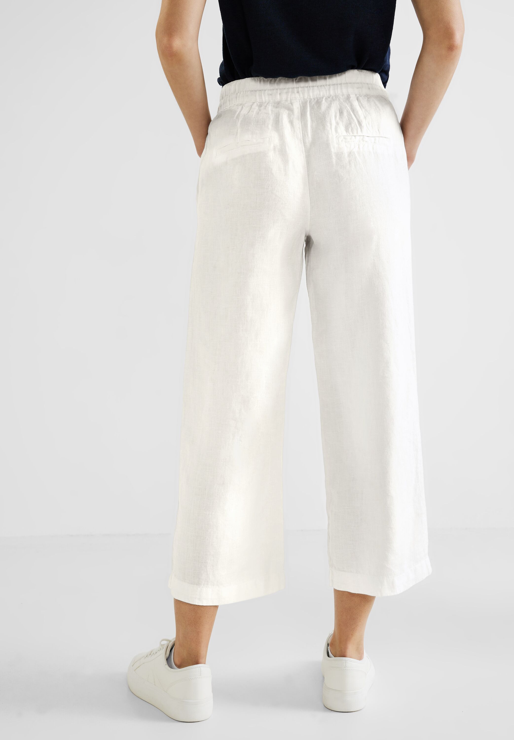 Loose Fit Leinenhose