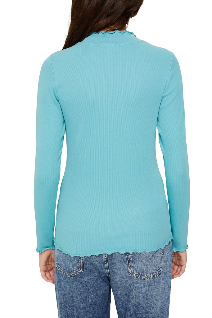 Geripptes Longsleeve, Organic Cotton