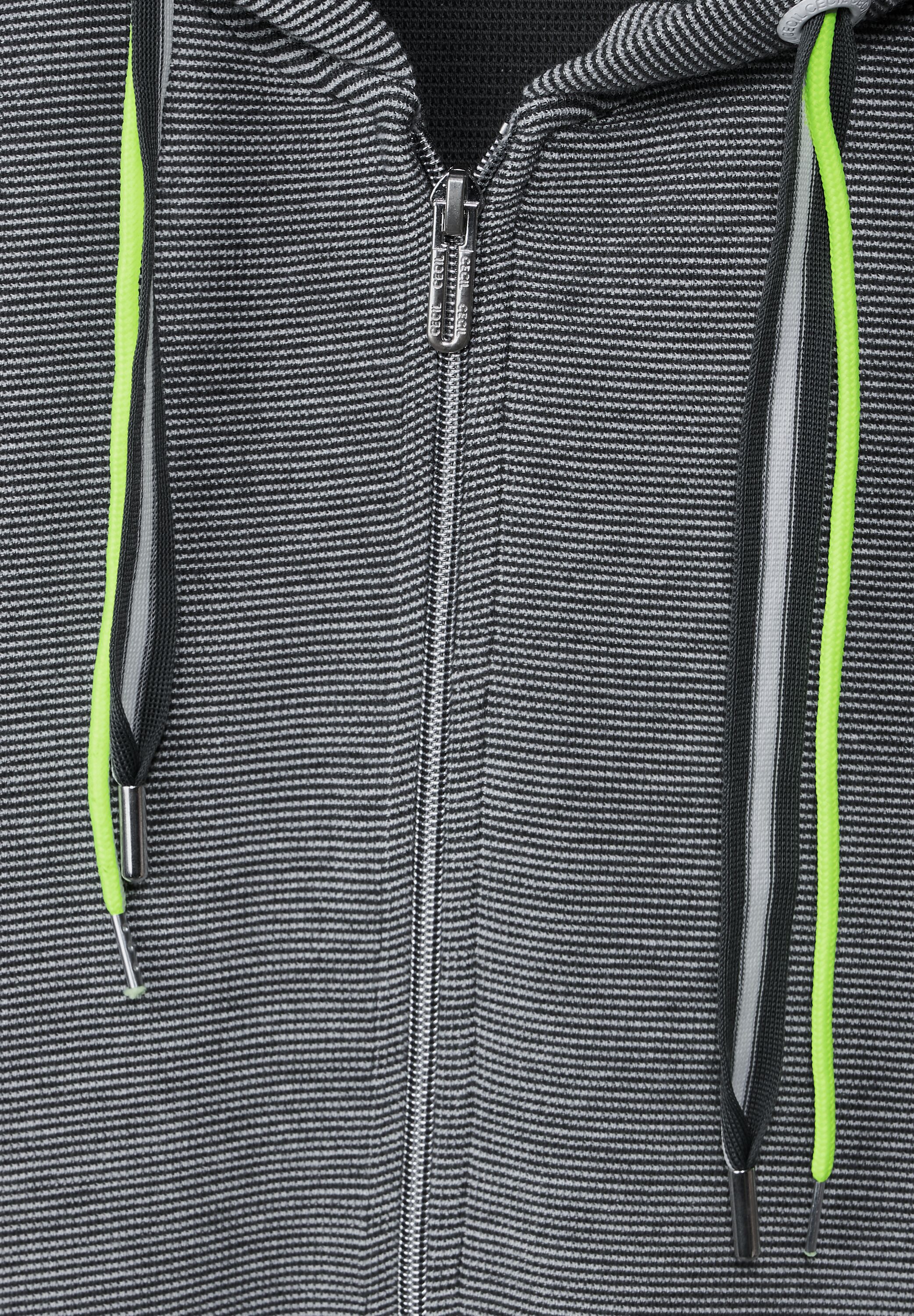 Shirtjacke mit Kapuze