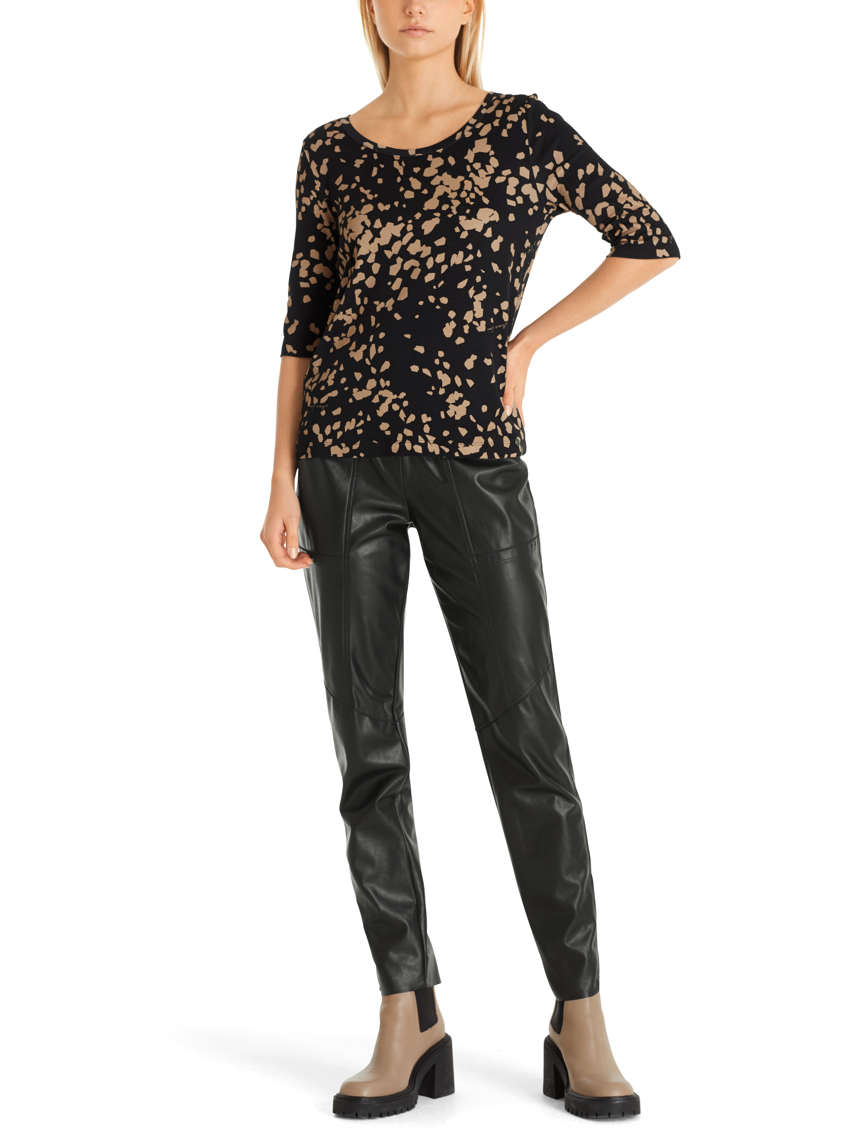 Basic-Shirt mit Graphic-Muster