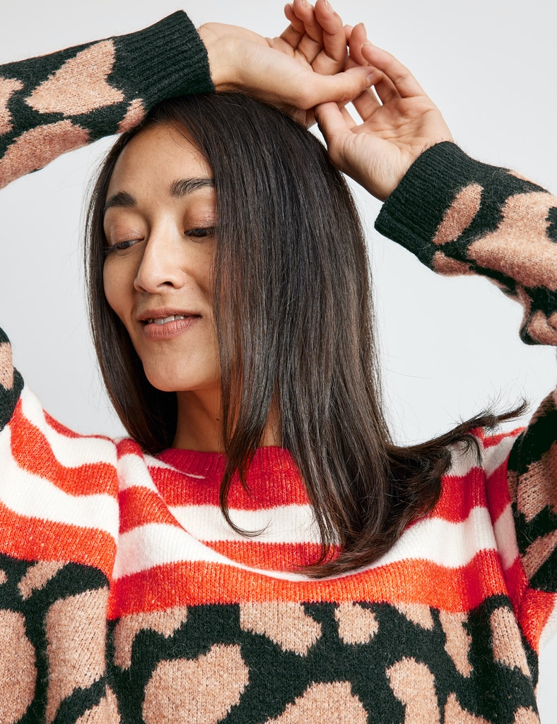 Pullover mit Mustermix